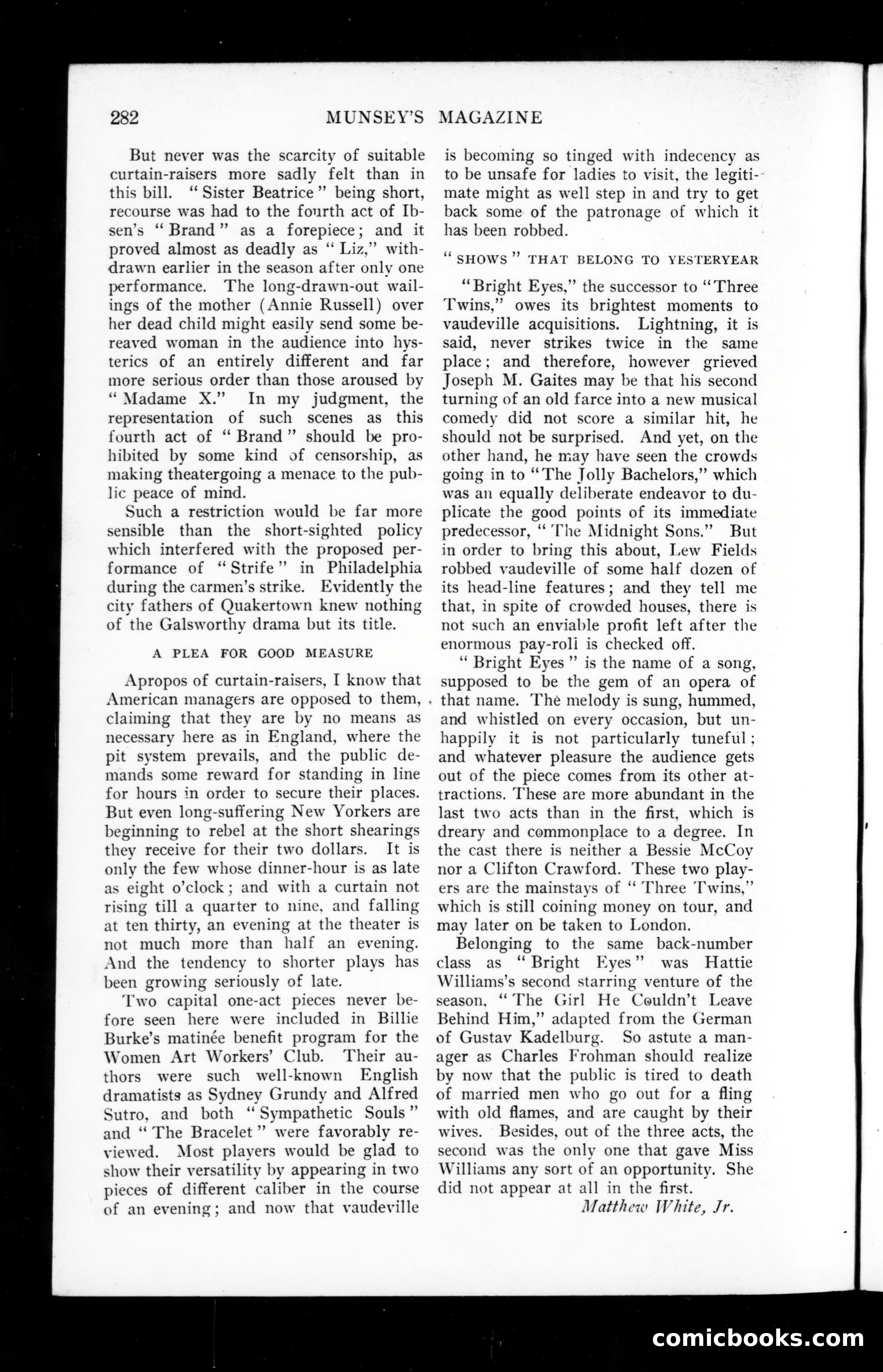 The Munsey Magazine, May 1909 — page 138 of 148