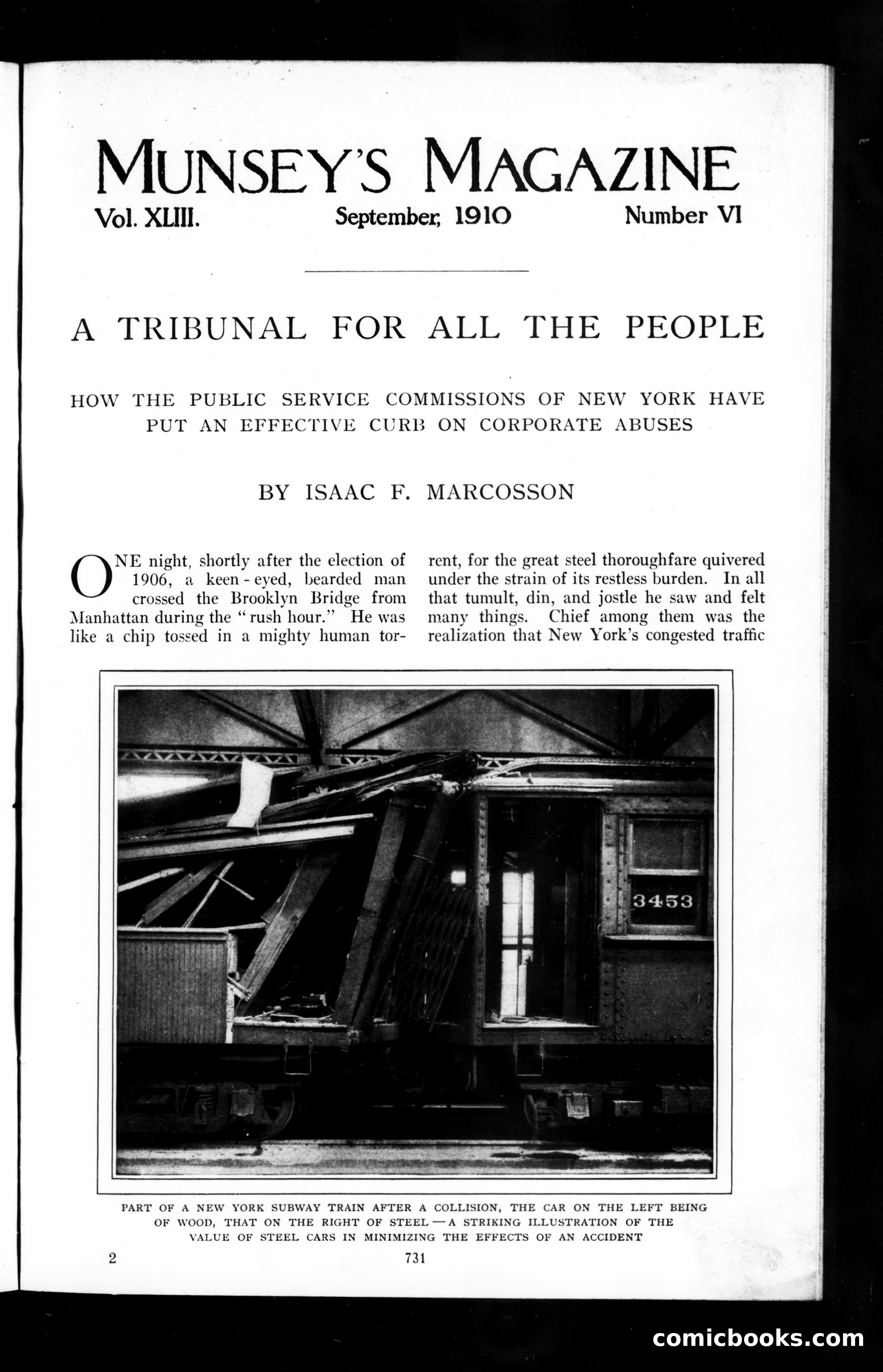 The Munsey Magazine, September 1910 — page 5 of 151