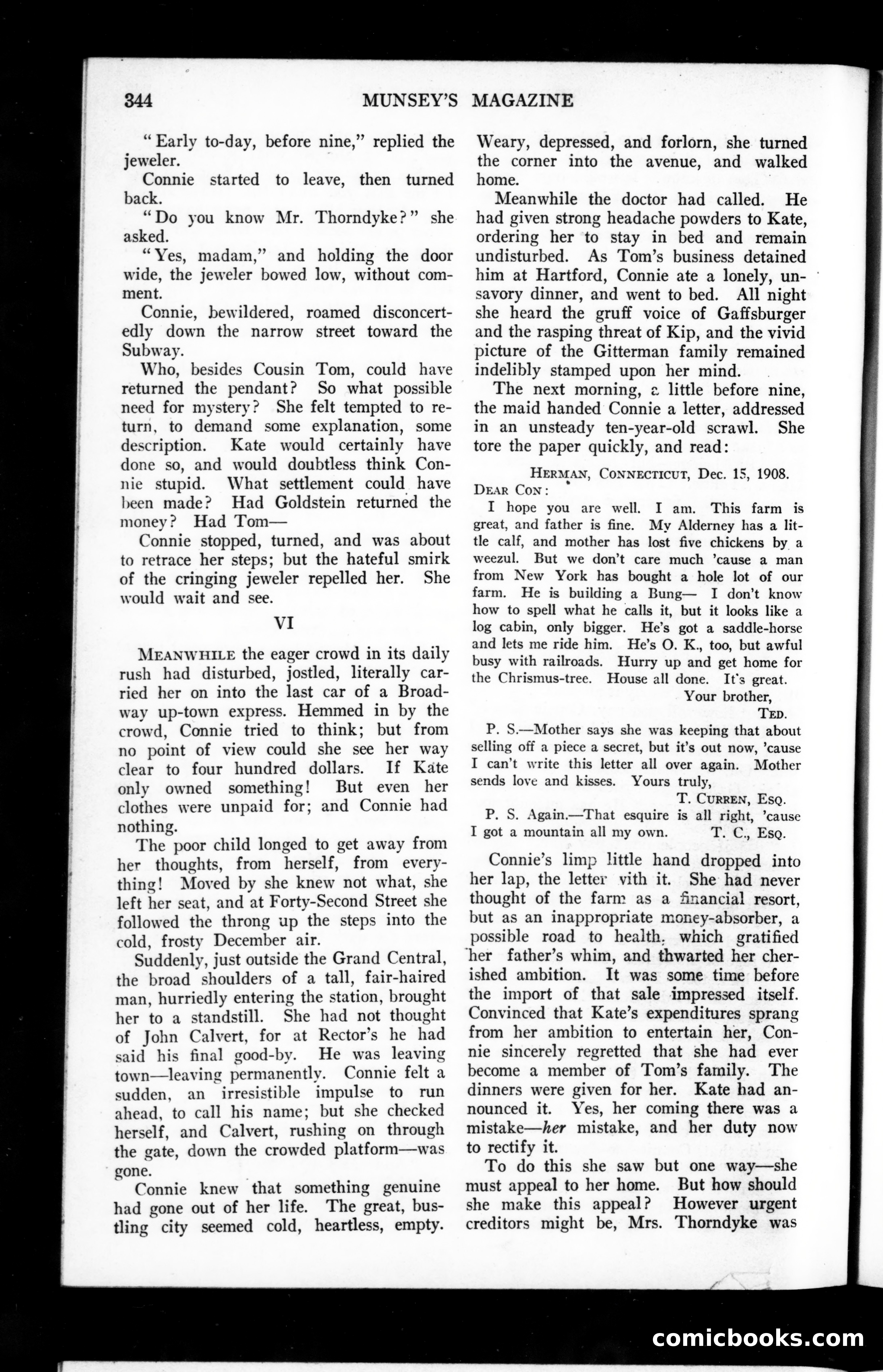 The Munsey Magazine Christmas Cover — page 52 of 152
