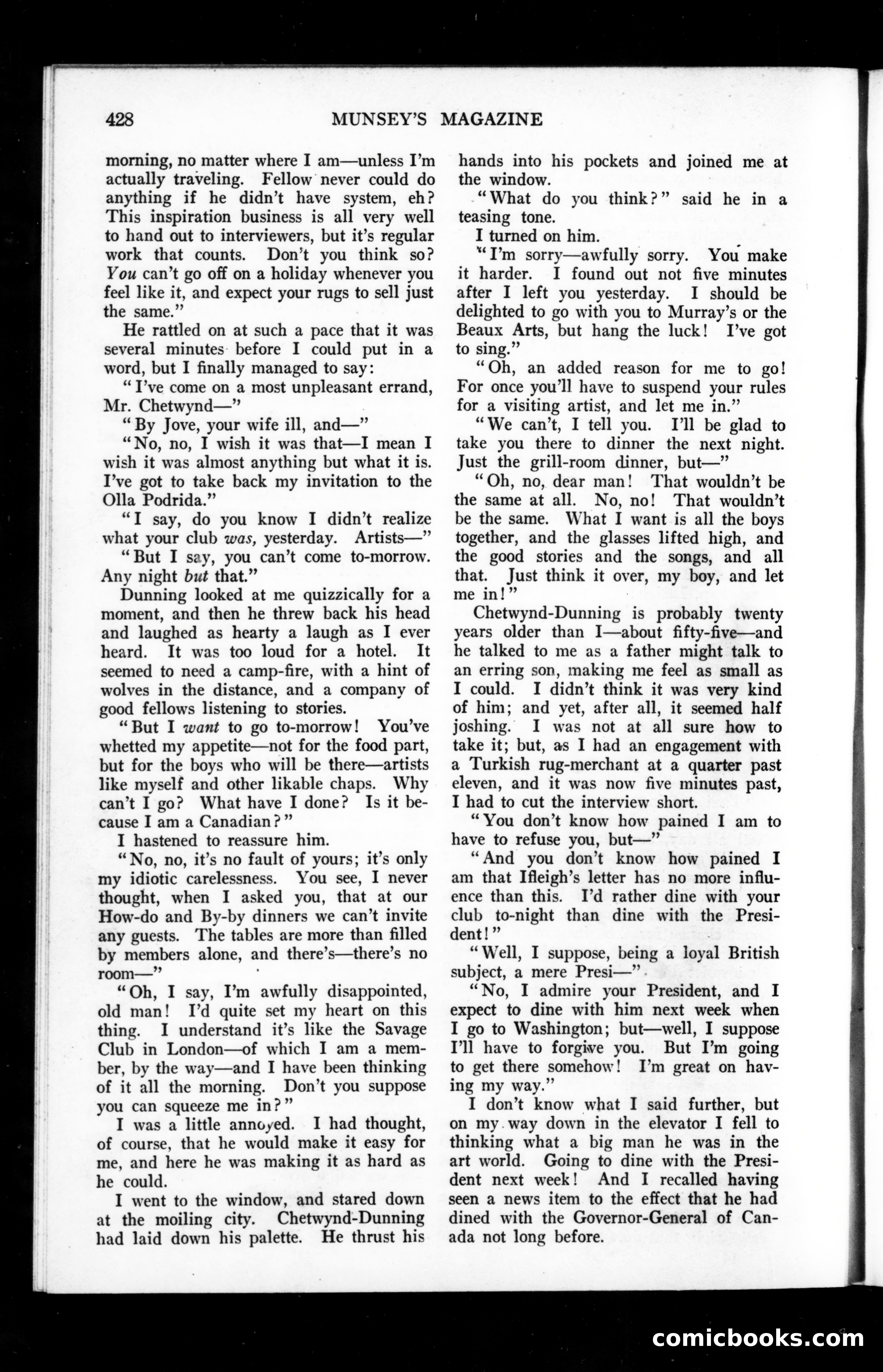 The Munsey Magazine Christmas Cover — page 136 of 152