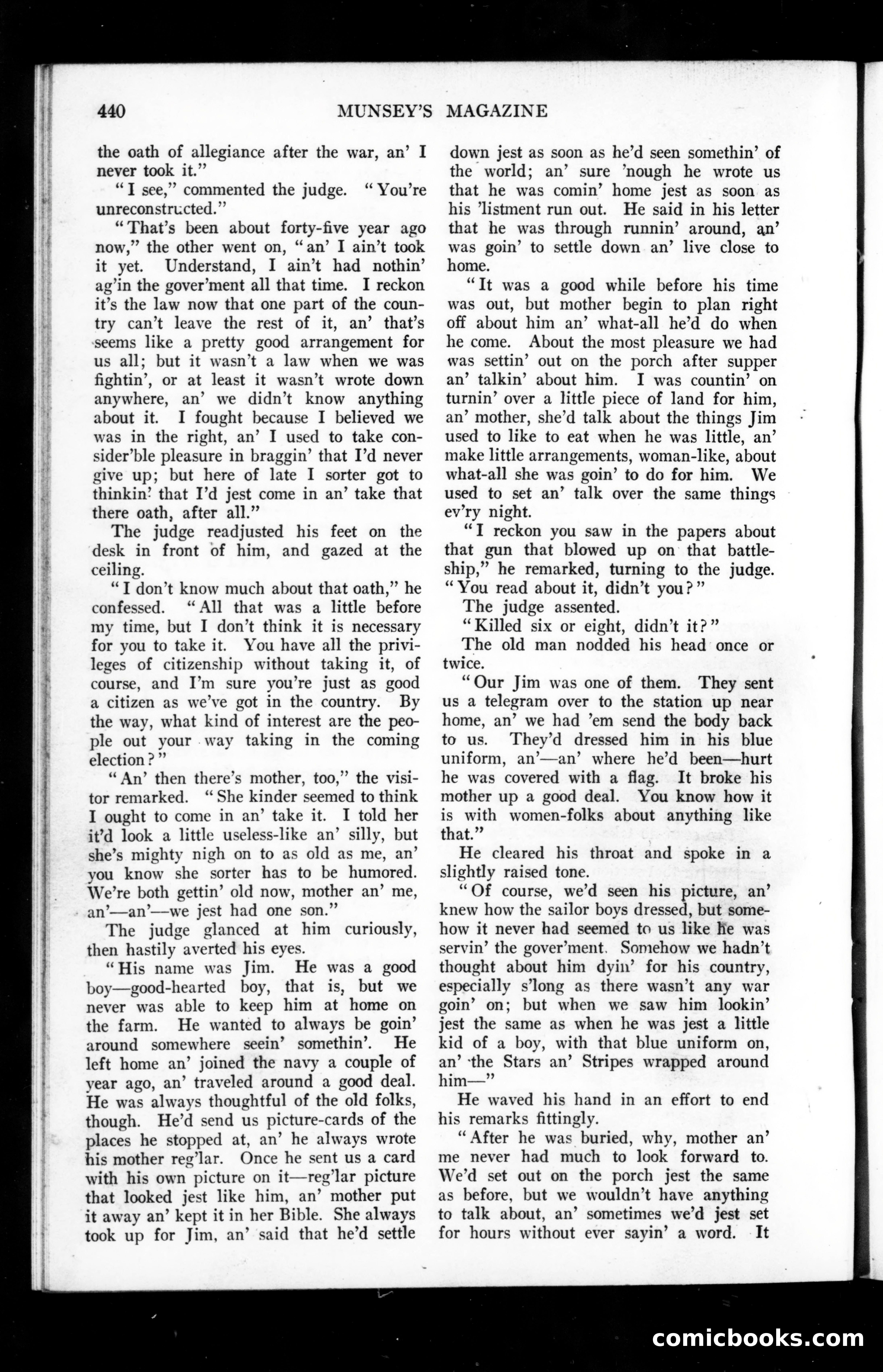 The Munsey Magazine Christmas Cover — page 148 of 152