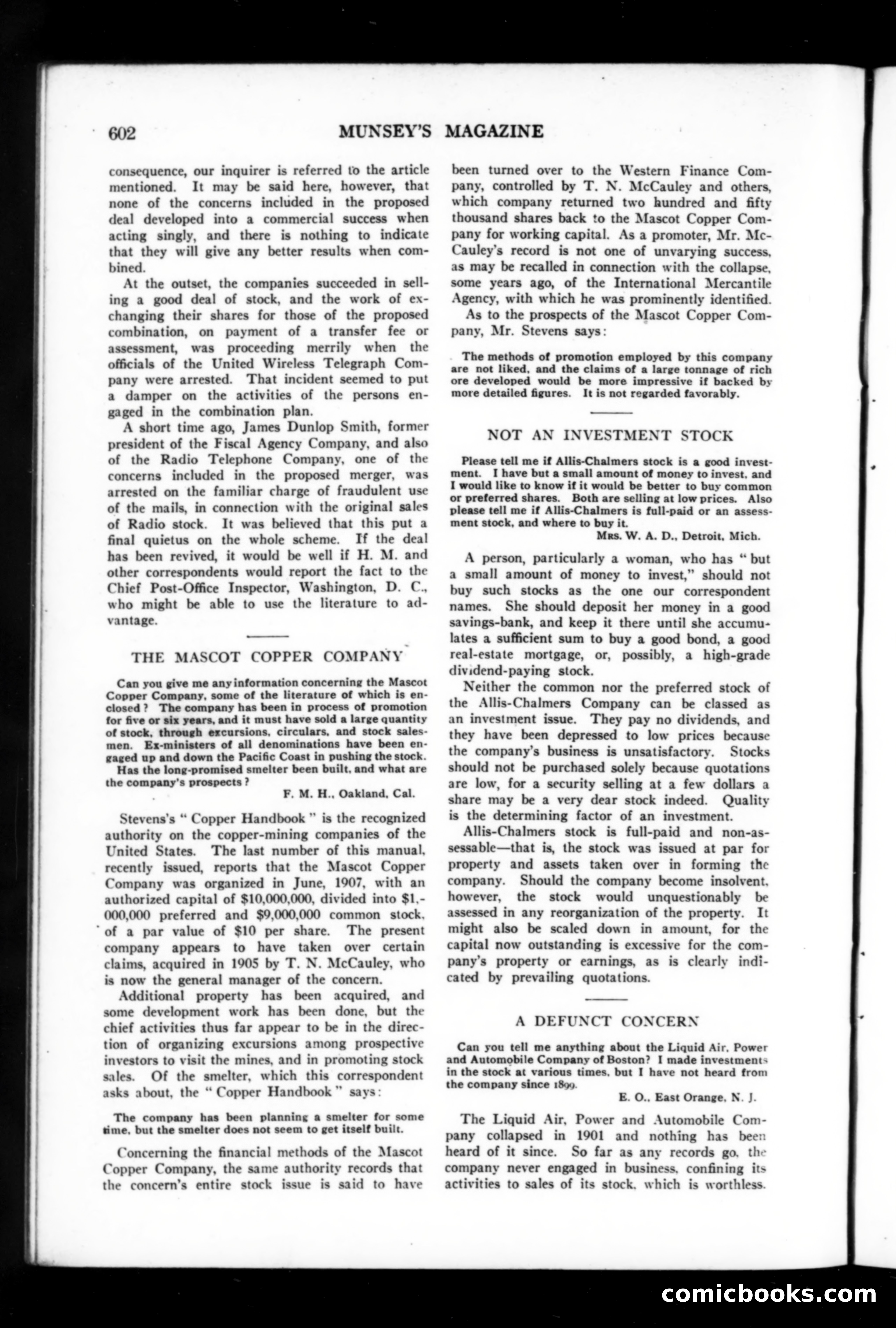 Munsey's Magazine, January 1912 — page 142 of 157
