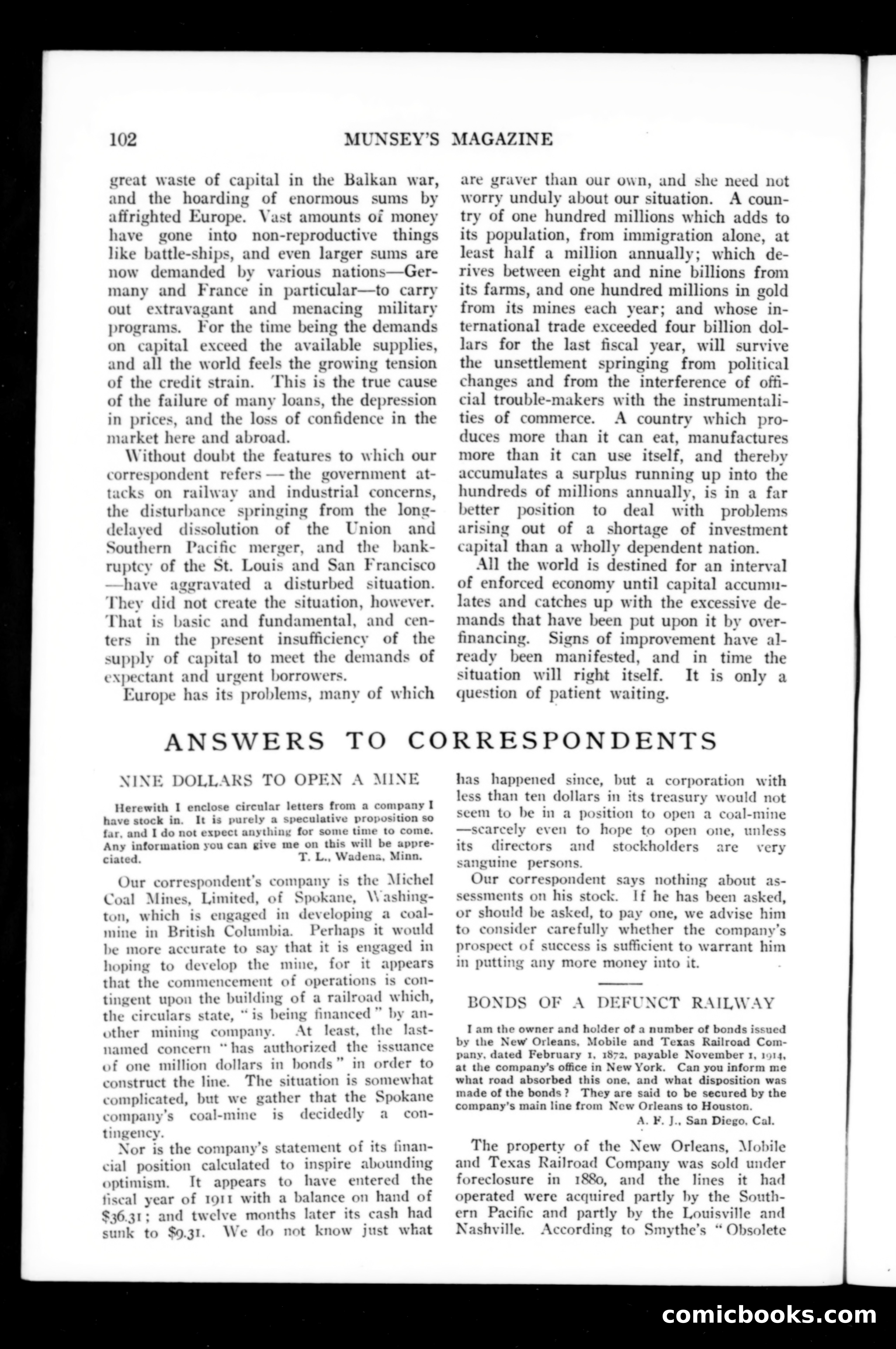 Munsey's Magazine, October 1913 — page 100 of 202