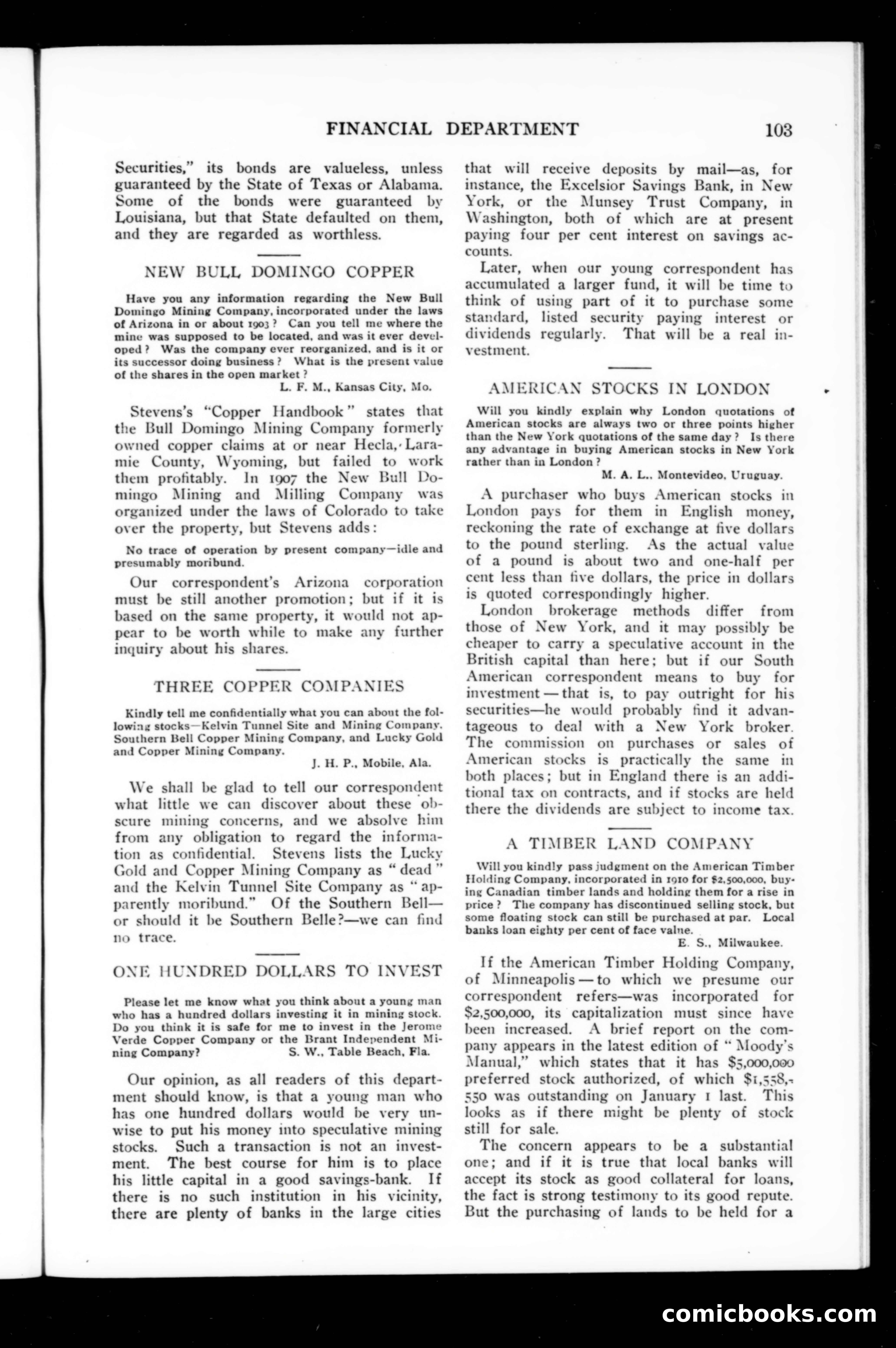 Munsey's Magazine, October 1913 — page 101 of 202