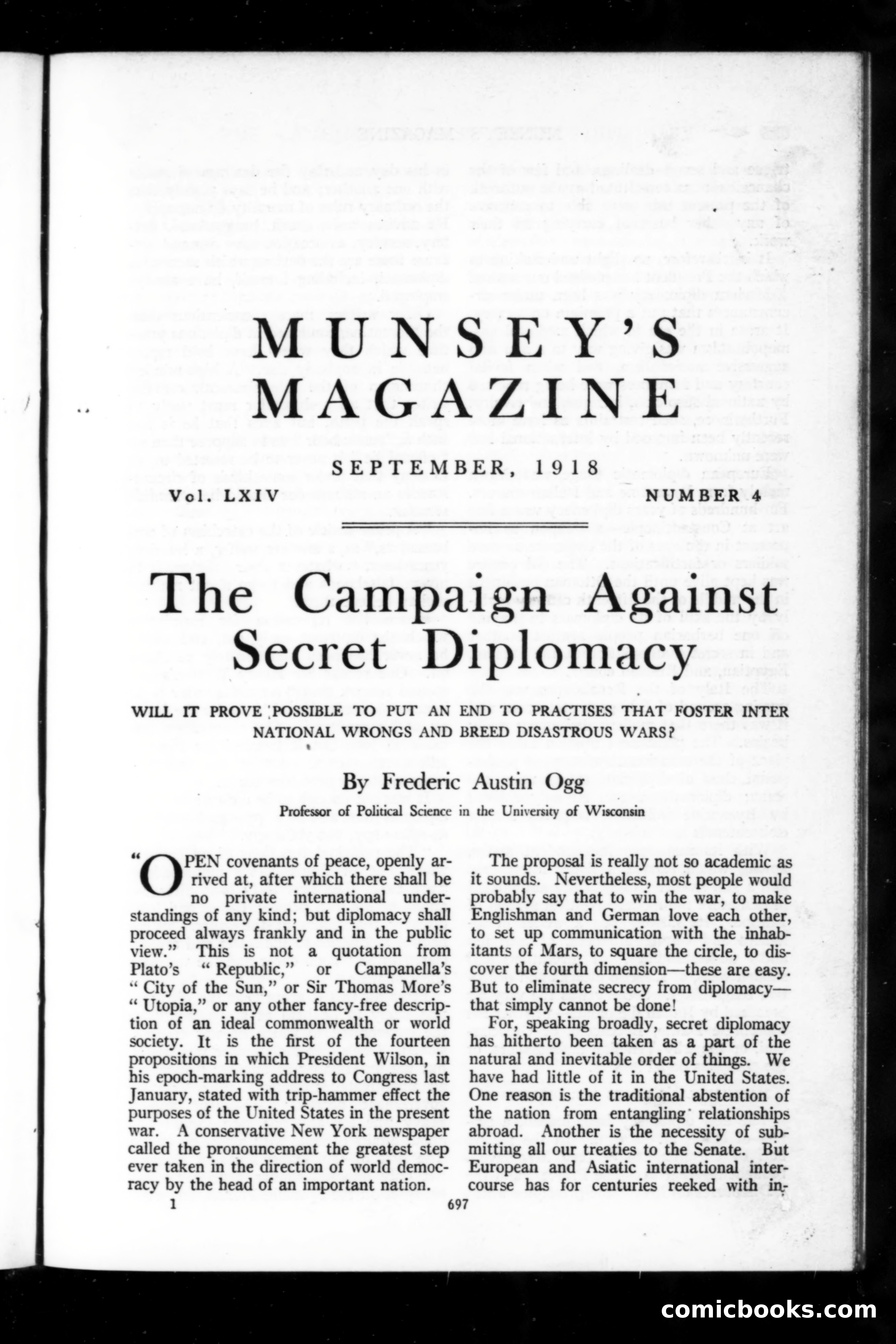 Munsey's Magazine, September 1918 — page 1 of 201