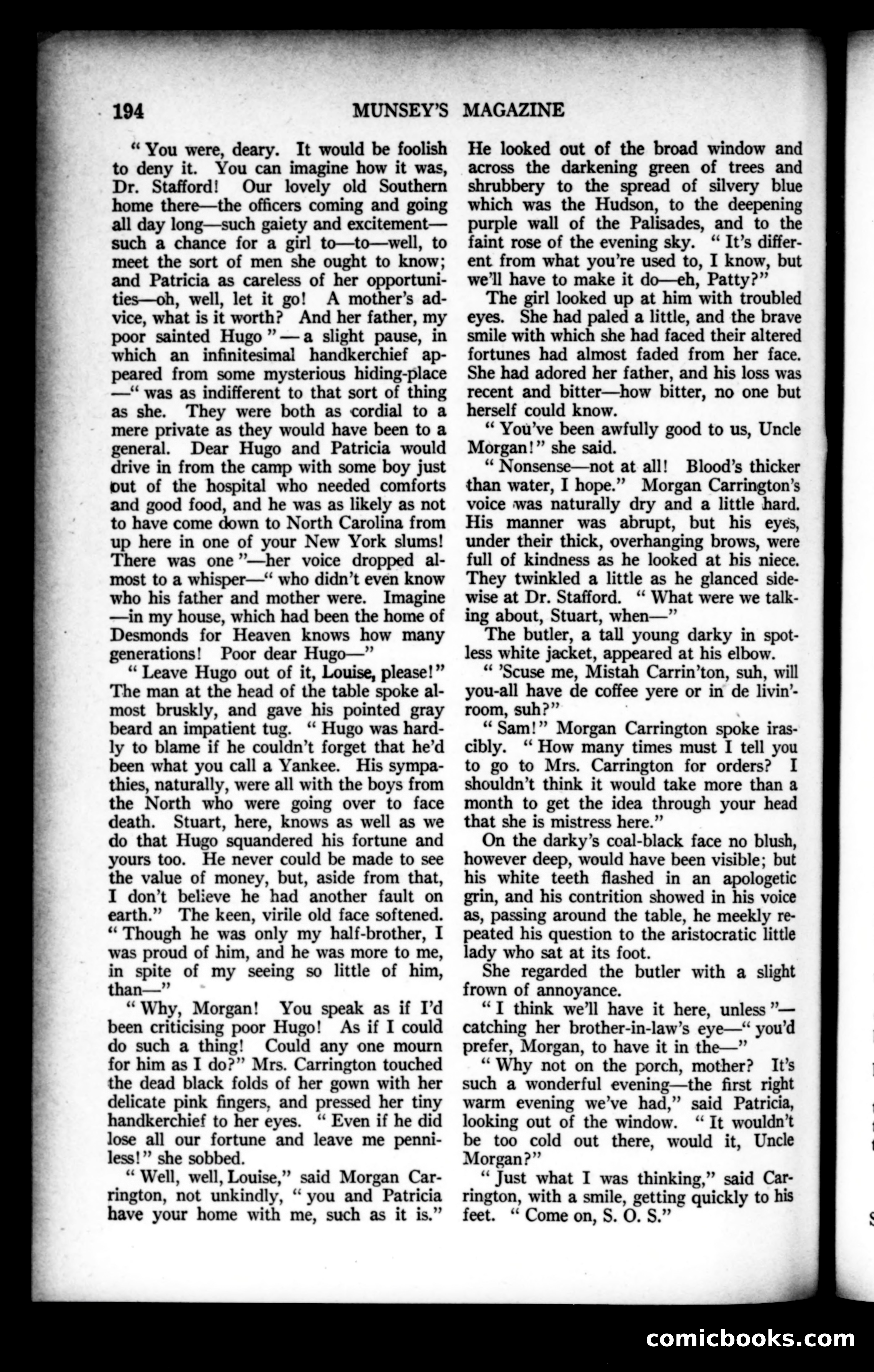 Munsey's Magazine, November 1921 — page 2 of 192
