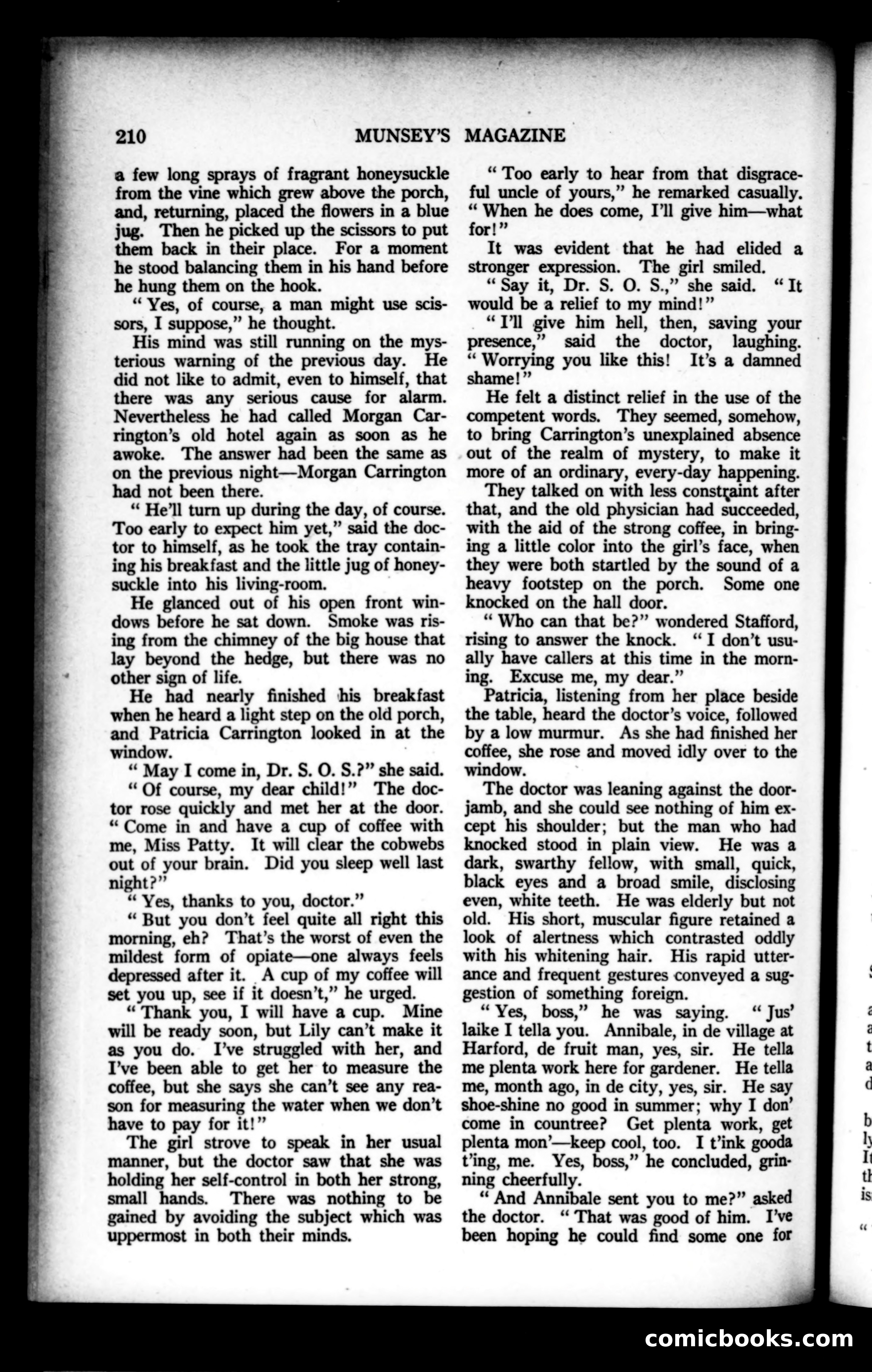 Munsey's Magazine, November 1921 — page 18 of 192