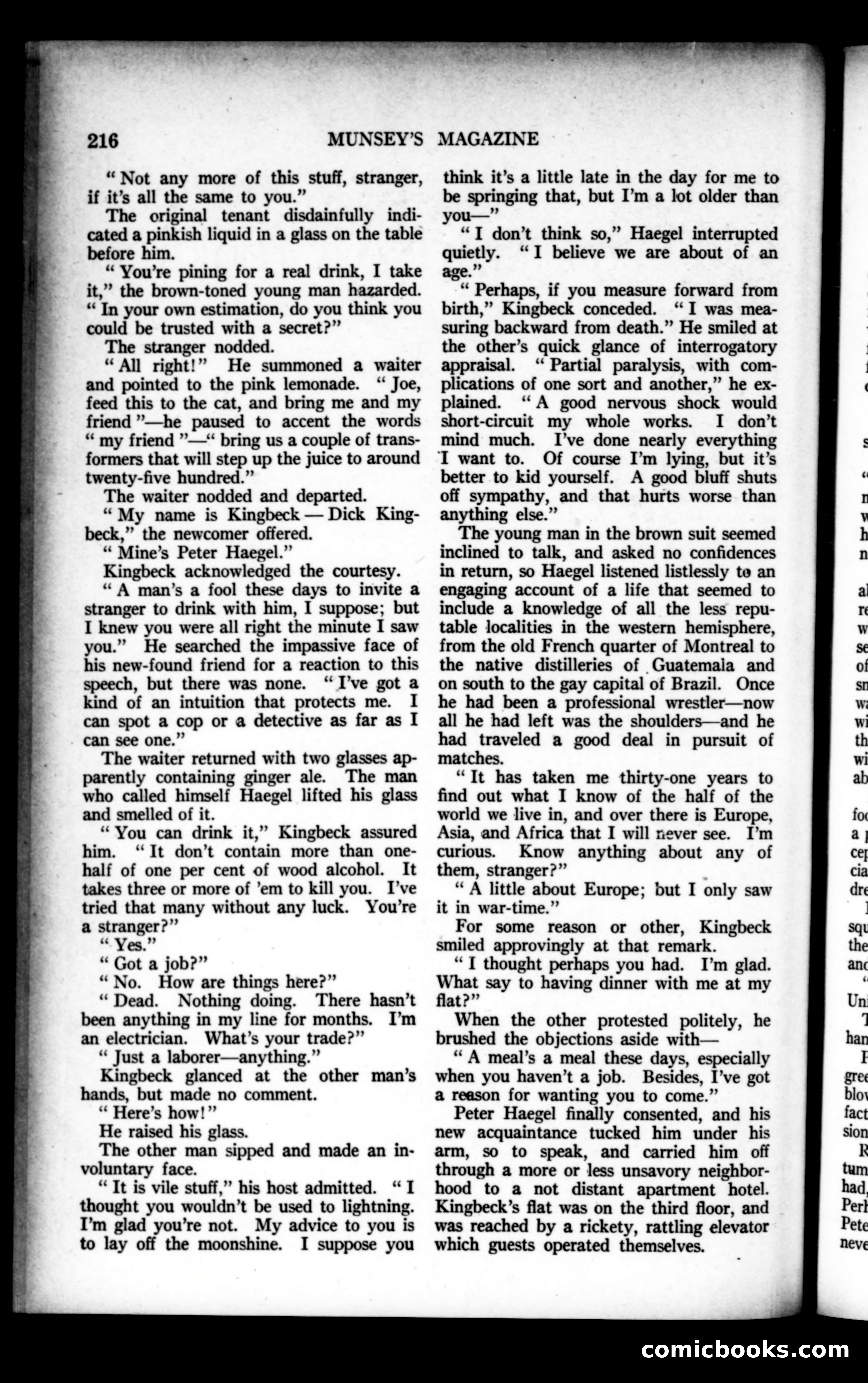 Munsey's Magazine, November 1921 — page 24 of 192
