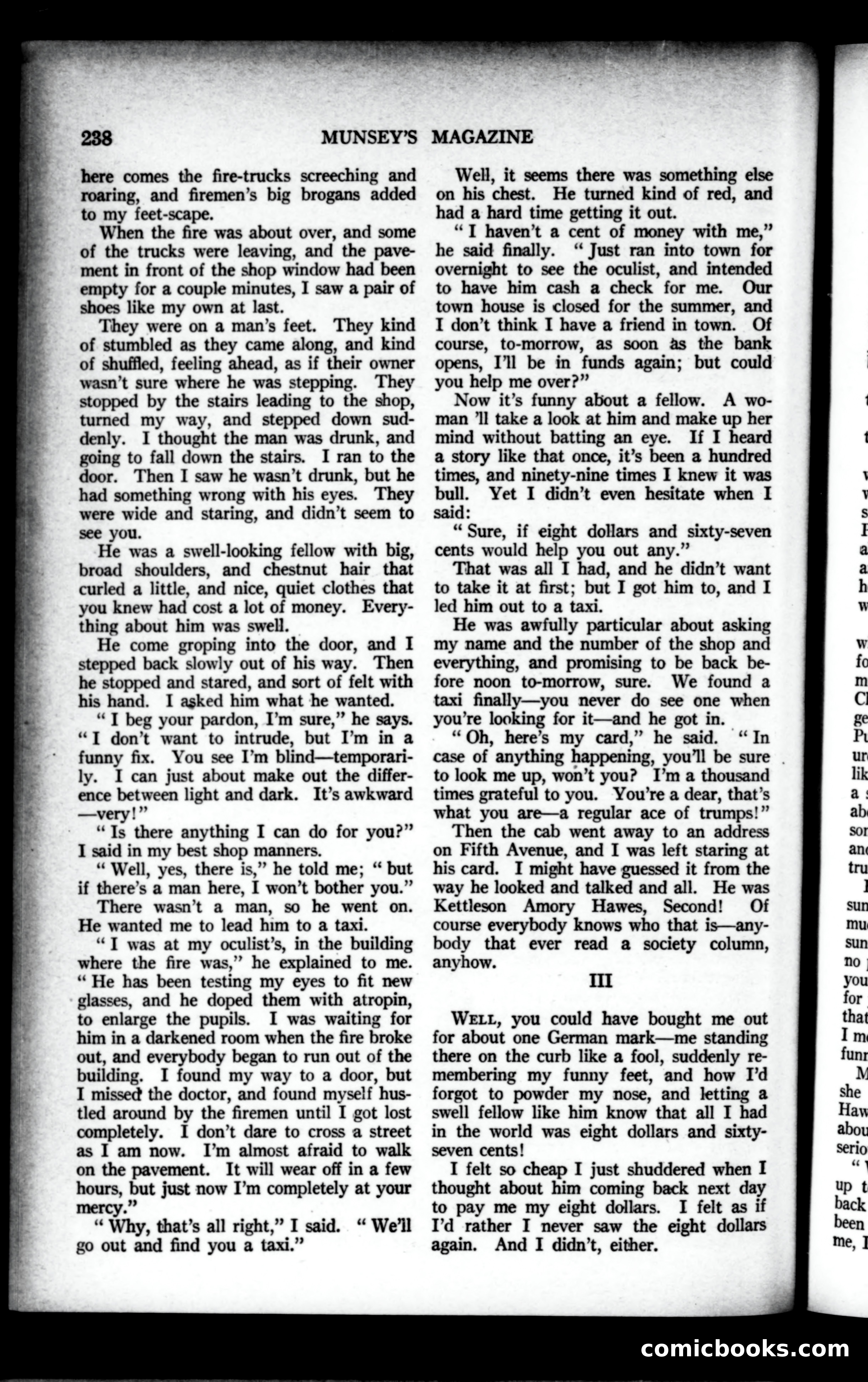 Munsey's Magazine, November 1921 — page 46 of 192