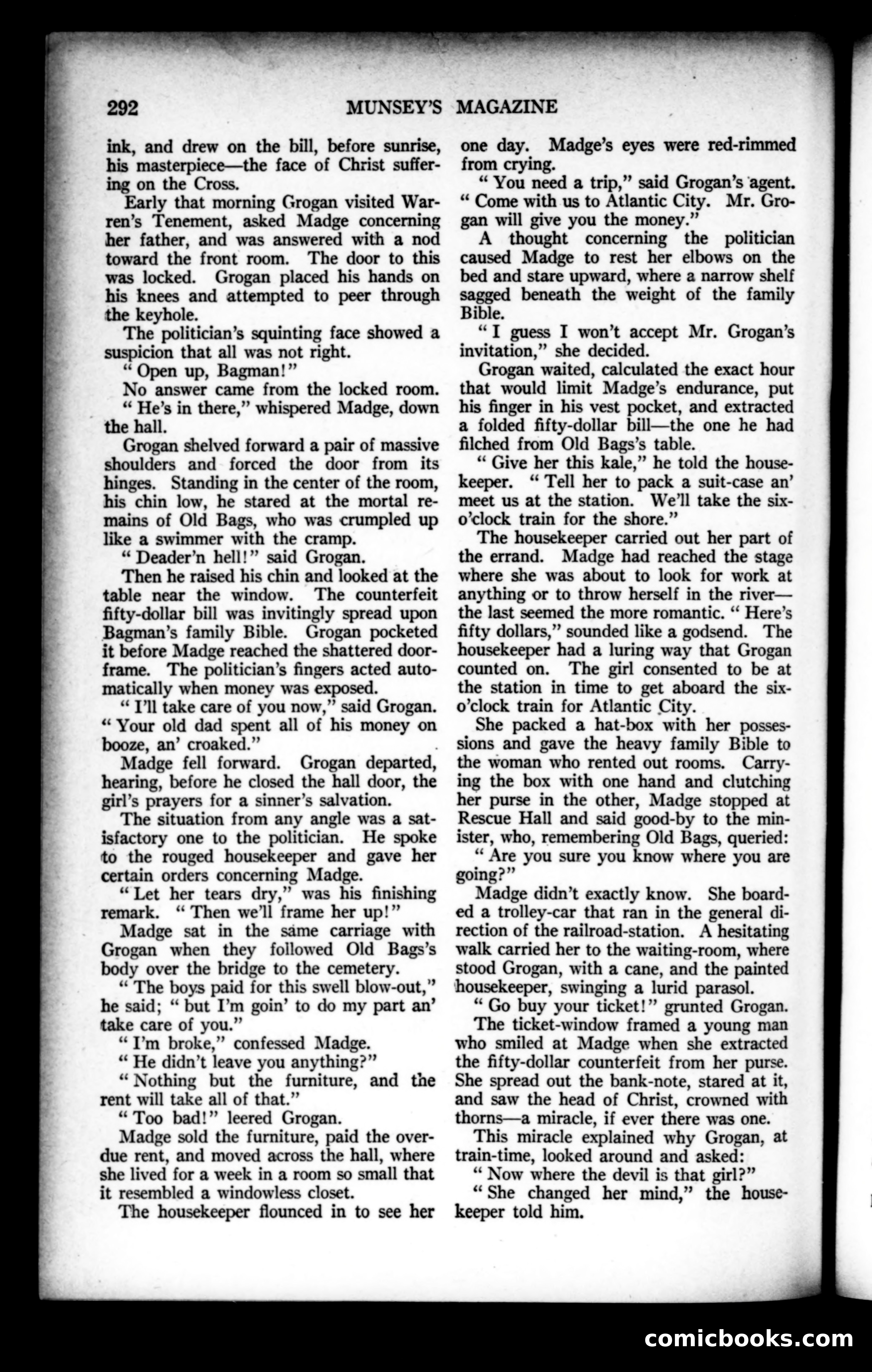 Munsey's Magazine, November 1921 — page 100 of 192