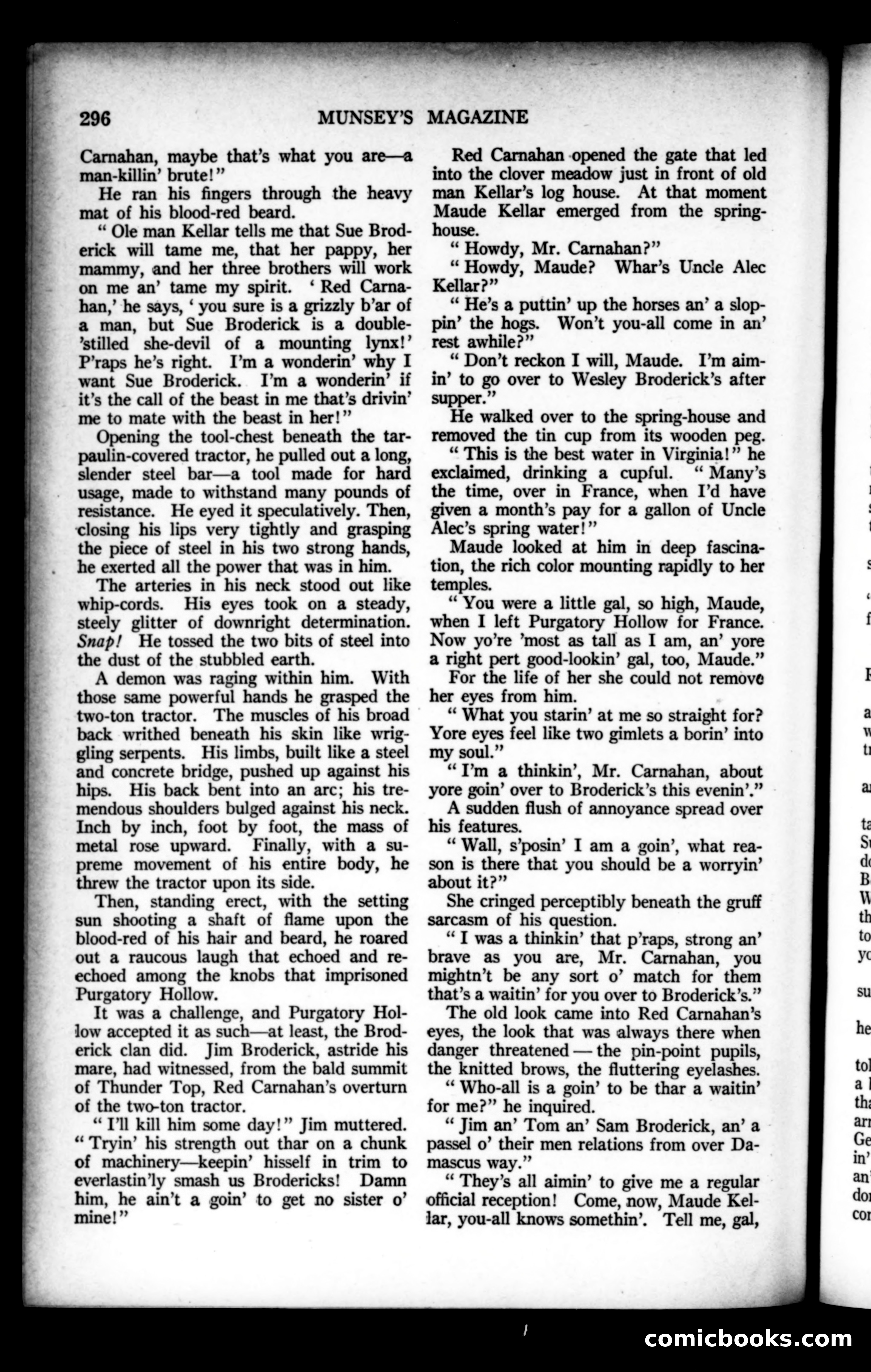Munsey's Magazine, November 1921 — page 104 of 192