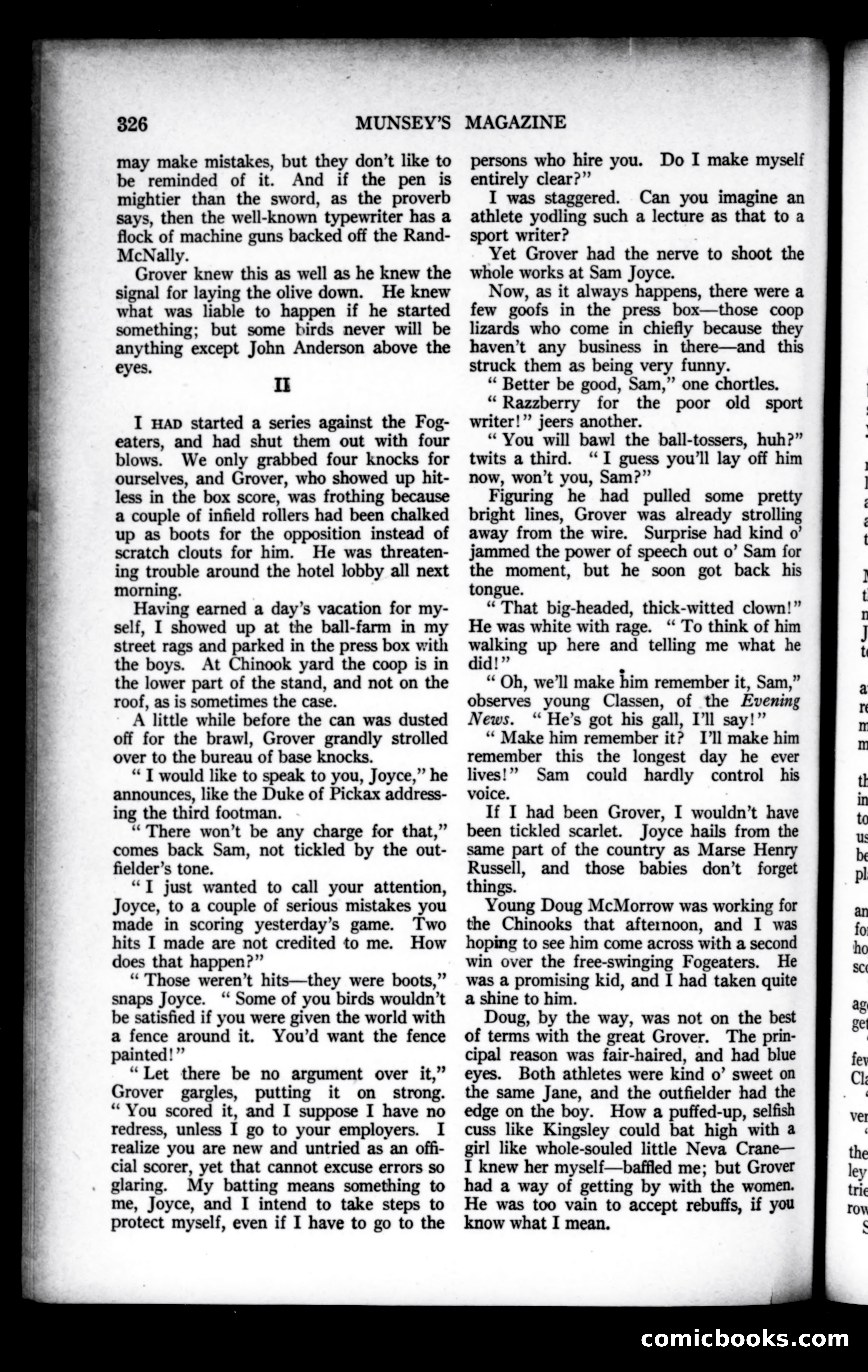 Munsey's Magazine, November 1921 — page 134 of 192