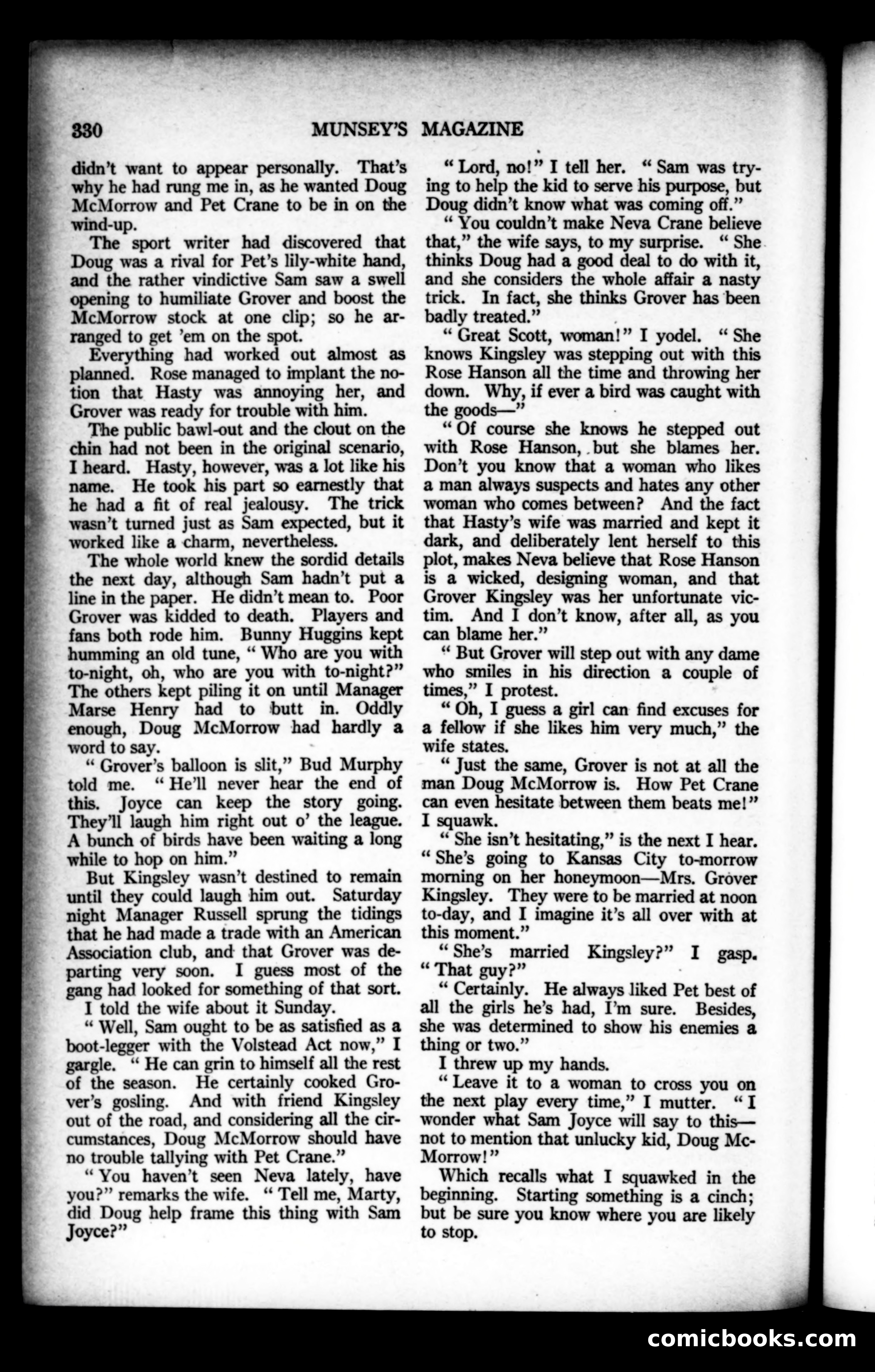 Munsey's Magazine, November 1921 — page 138 of 192