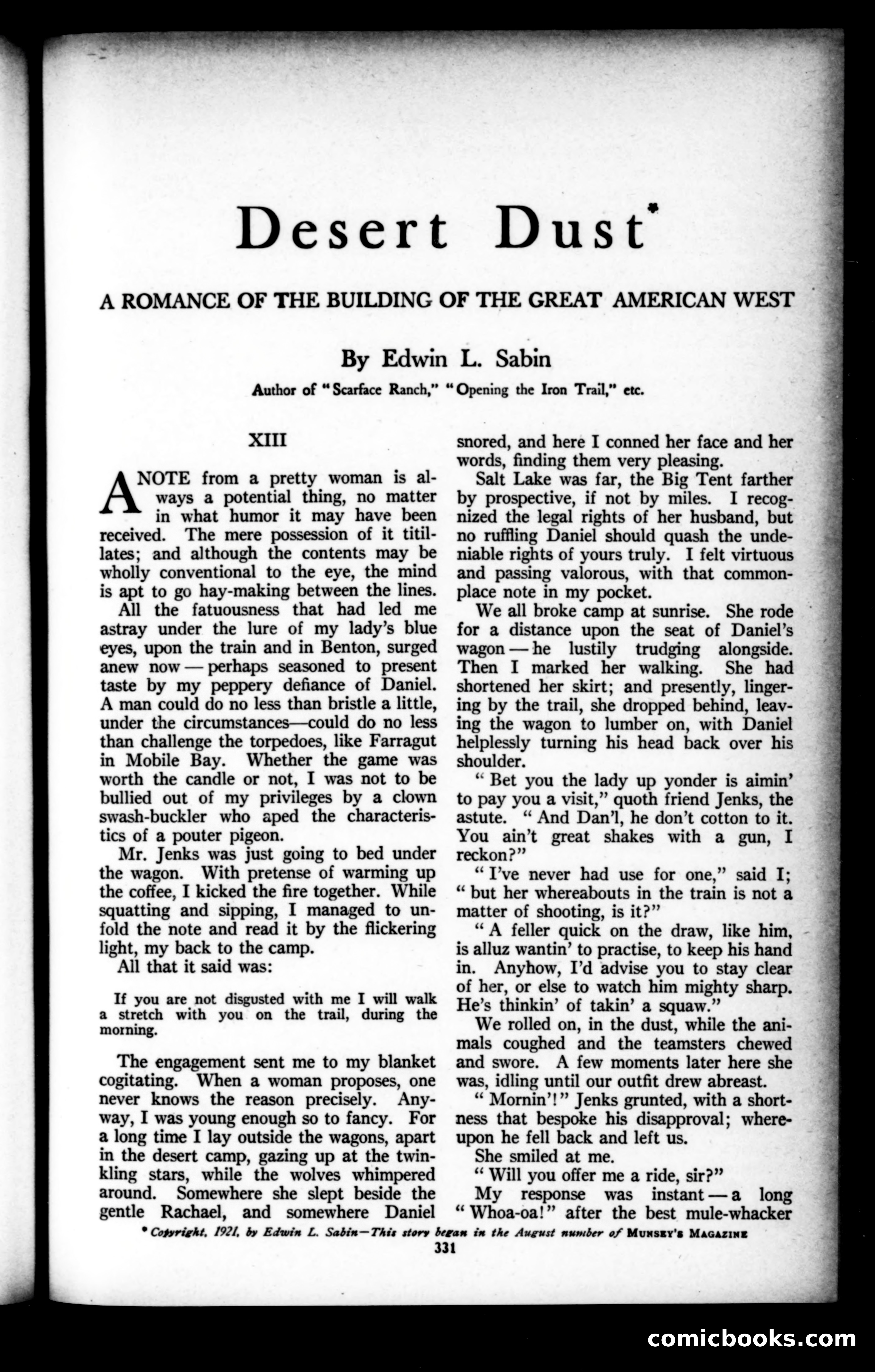 Munsey's Magazine, November 1921 — page 139 of 192