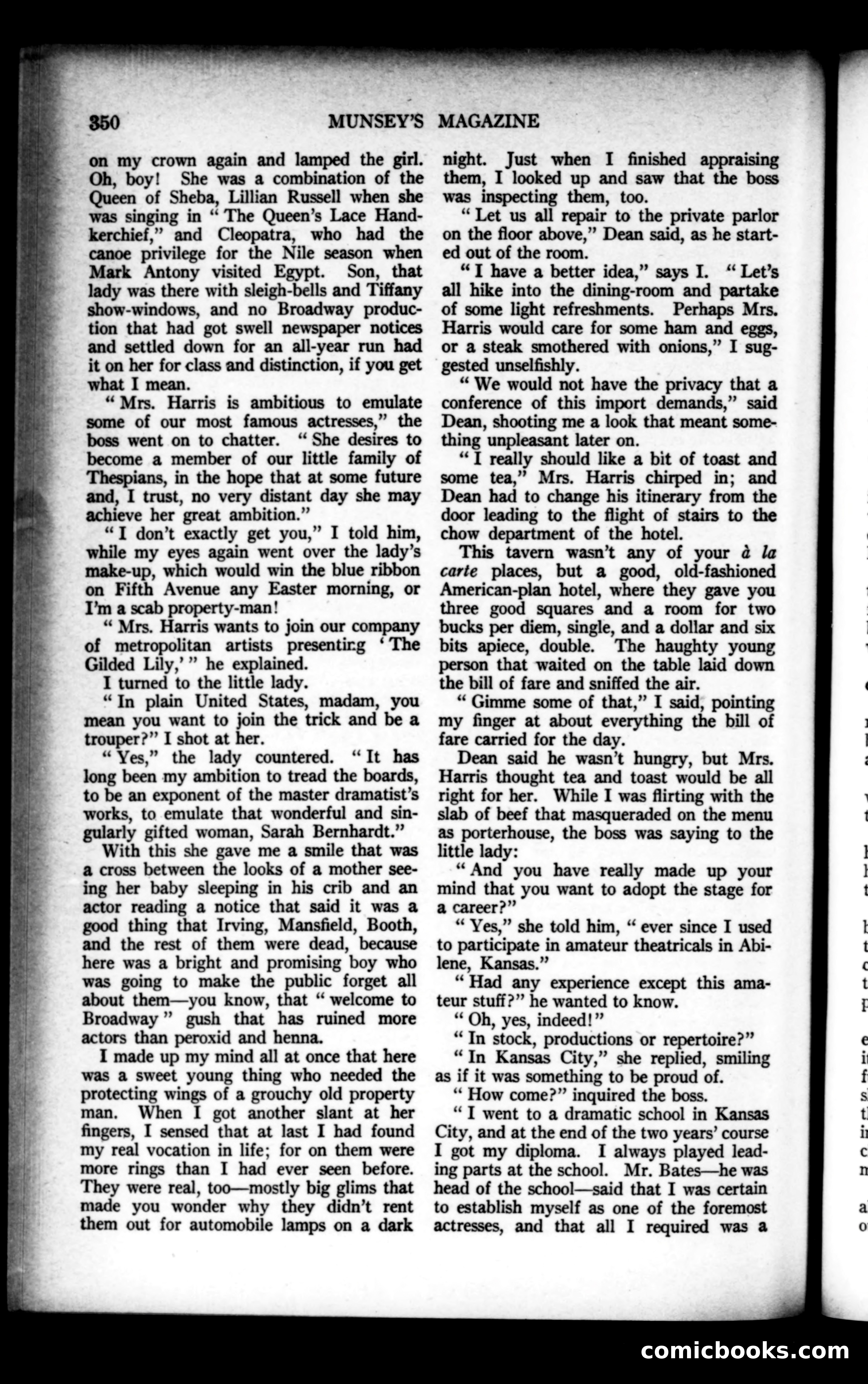 Munsey's Magazine, November 1921 — page 158 of 192