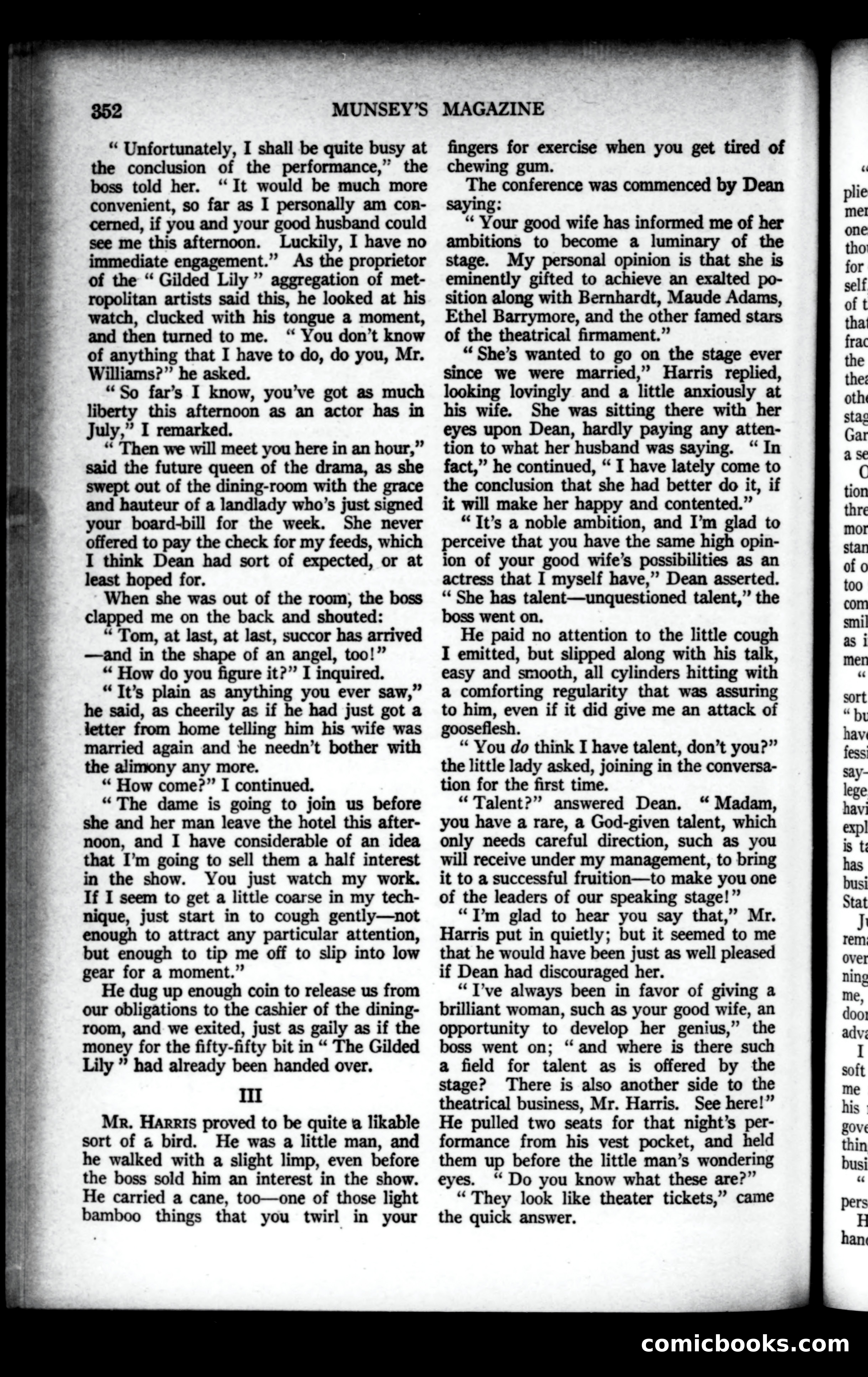 Munsey's Magazine, November 1921 — page 160 of 192