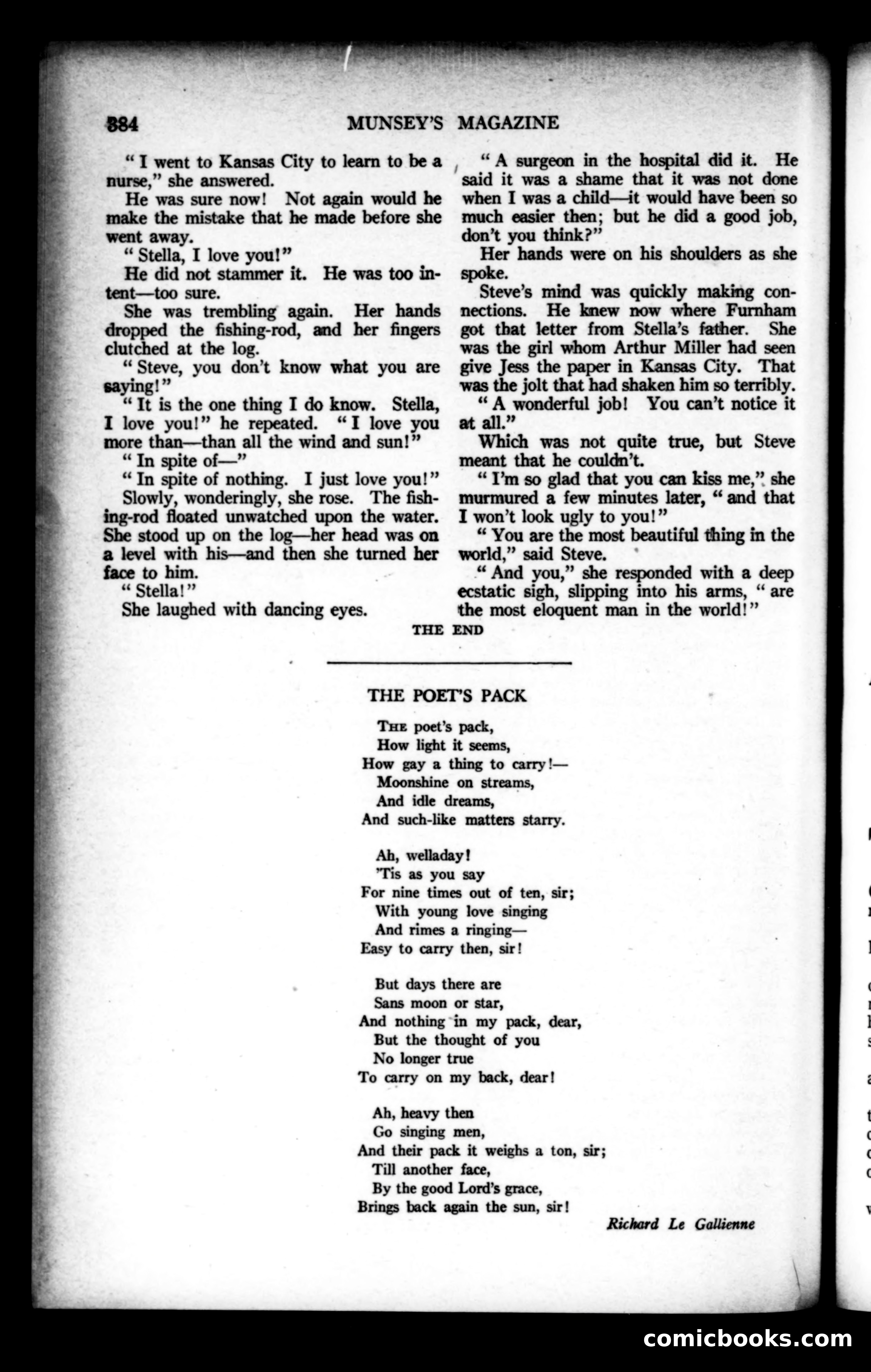Munsey's Magazine, November 1921 — page 192 of 192