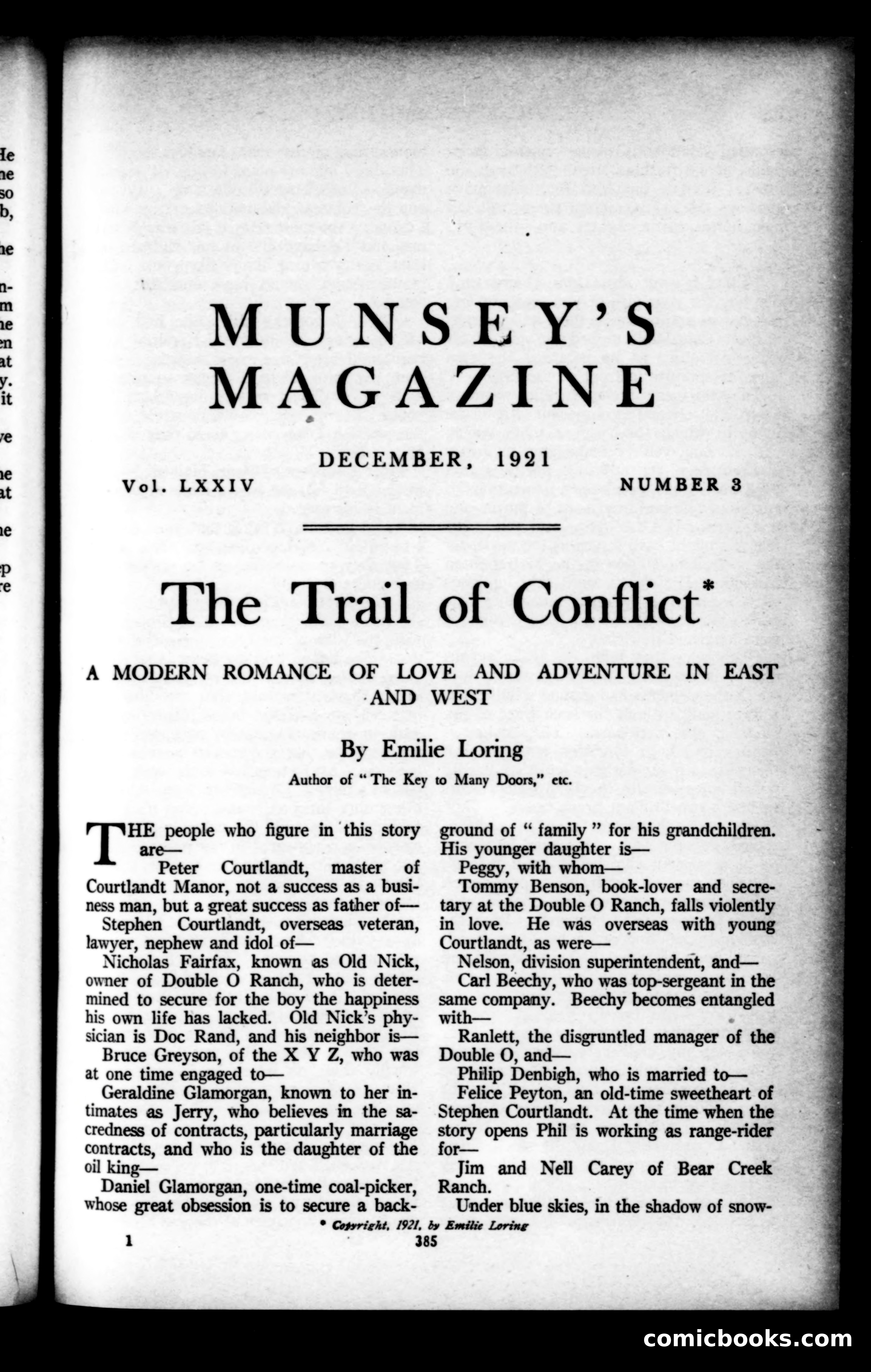 Munsey's Magazine, December 1921 — page 1 of 192