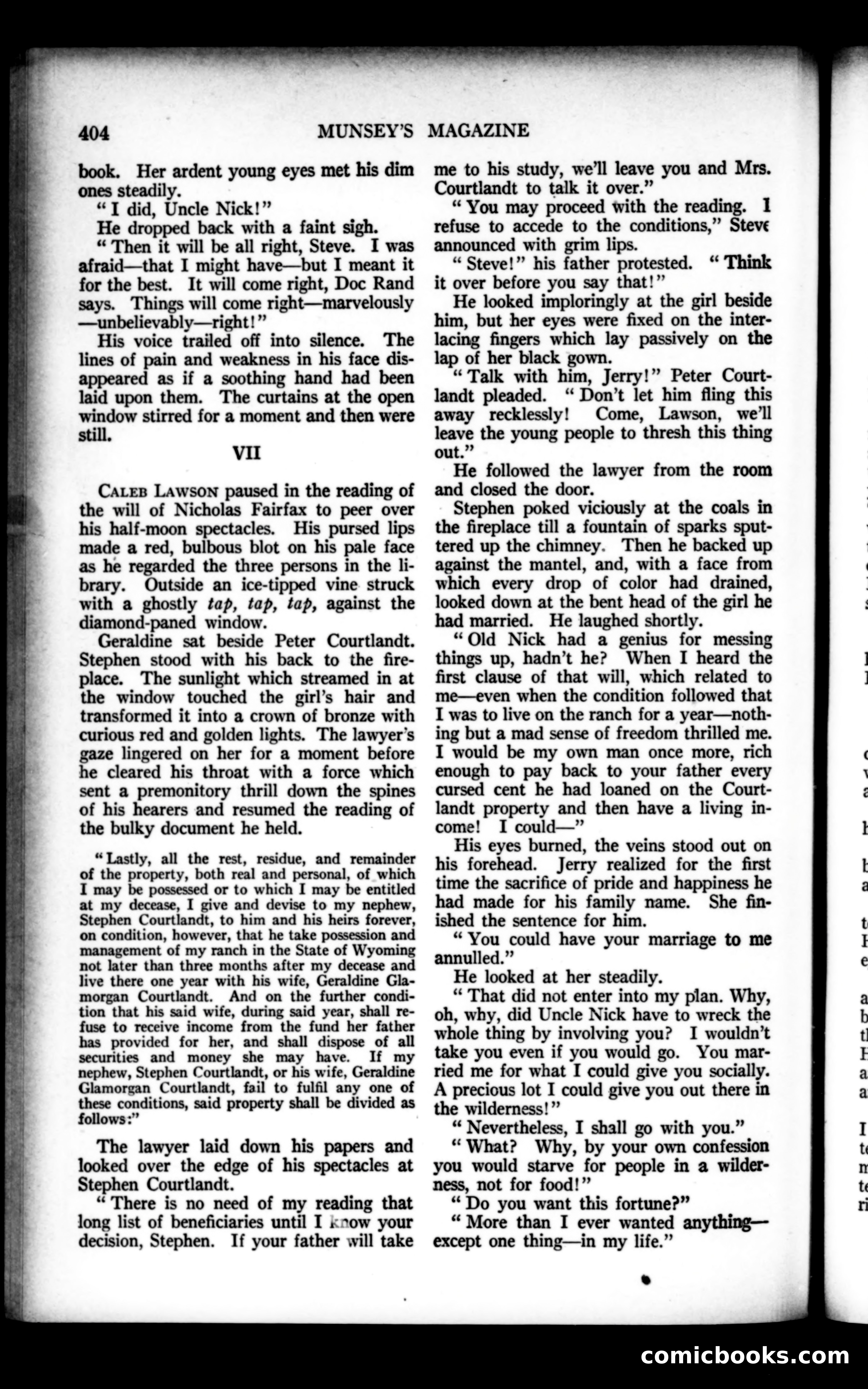 Munsey's Magazine, December 1921 — page 20 of 192