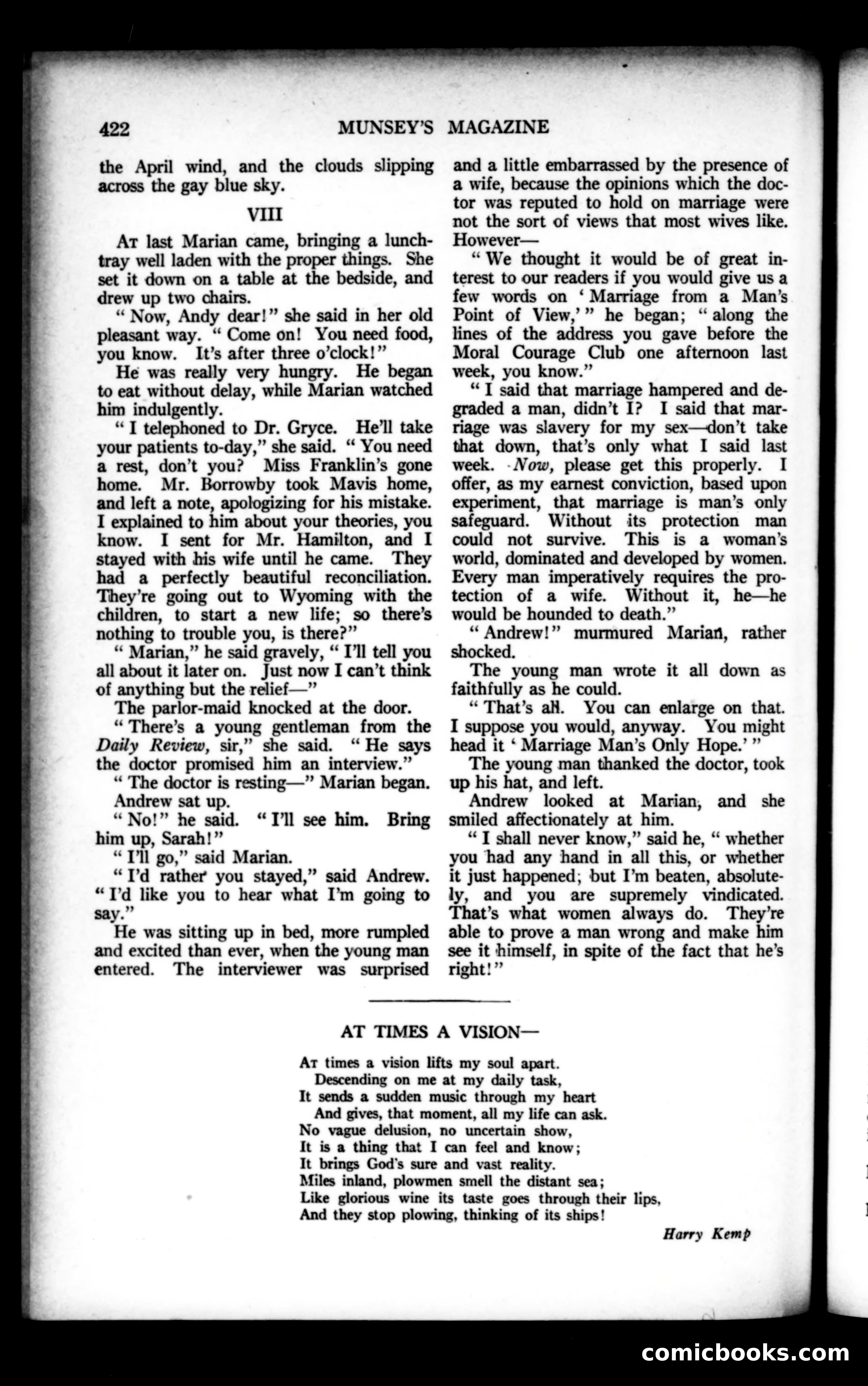 Munsey's Magazine, December 1921 — page 38 of 192