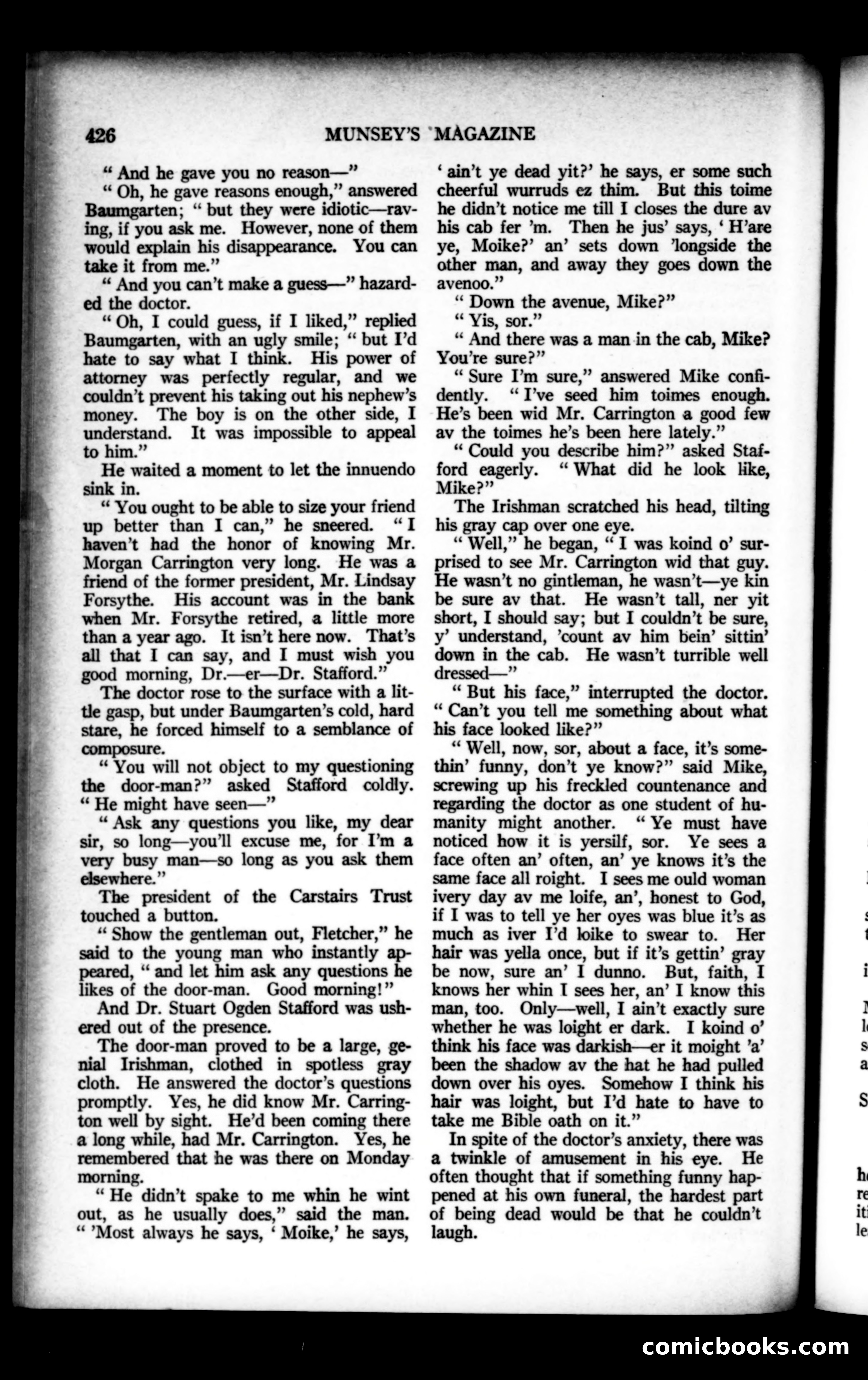 Munsey's Magazine, December 1921 — page 42 of 192