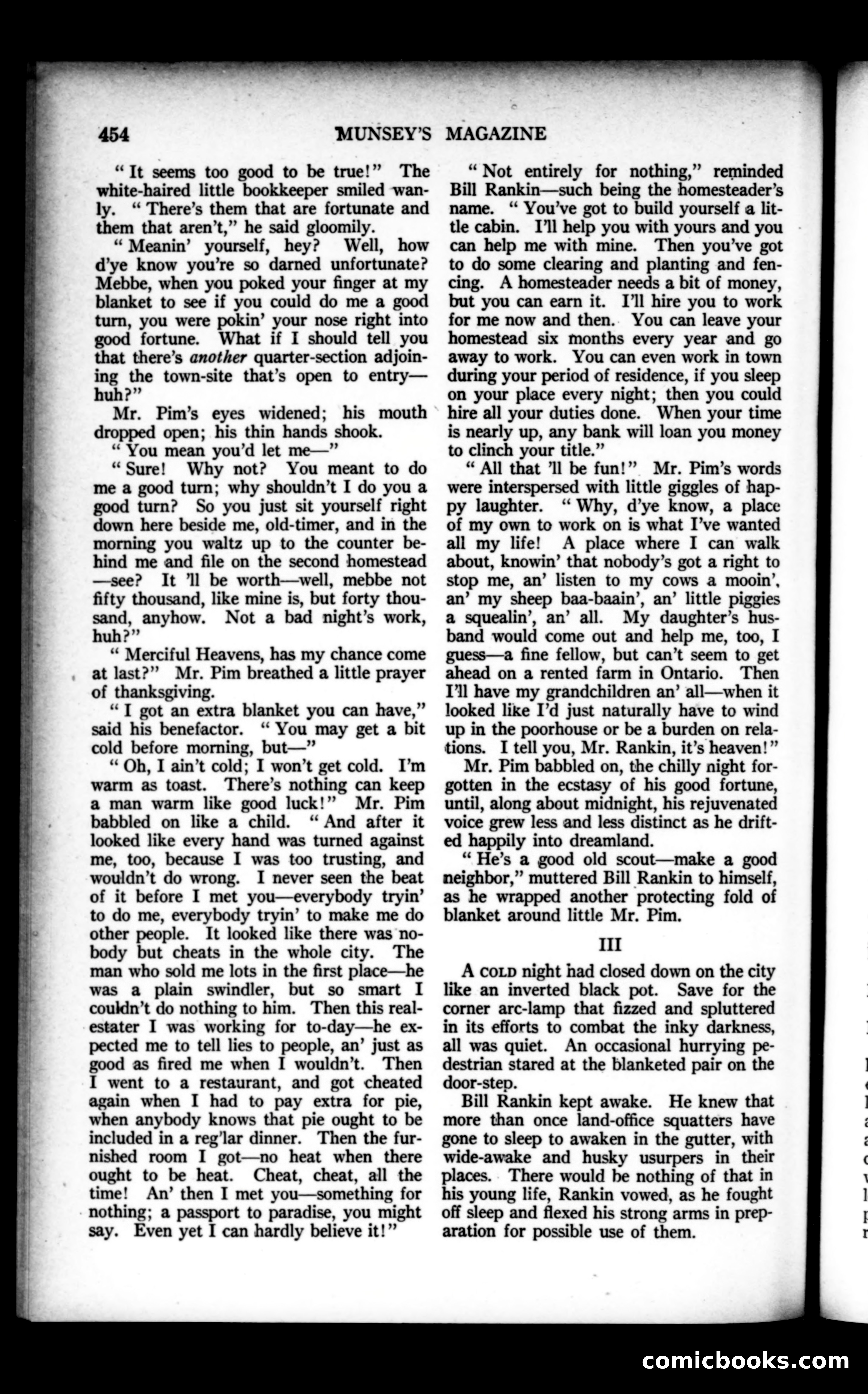 Munsey's Magazine, December 1921 — page 70 of 192