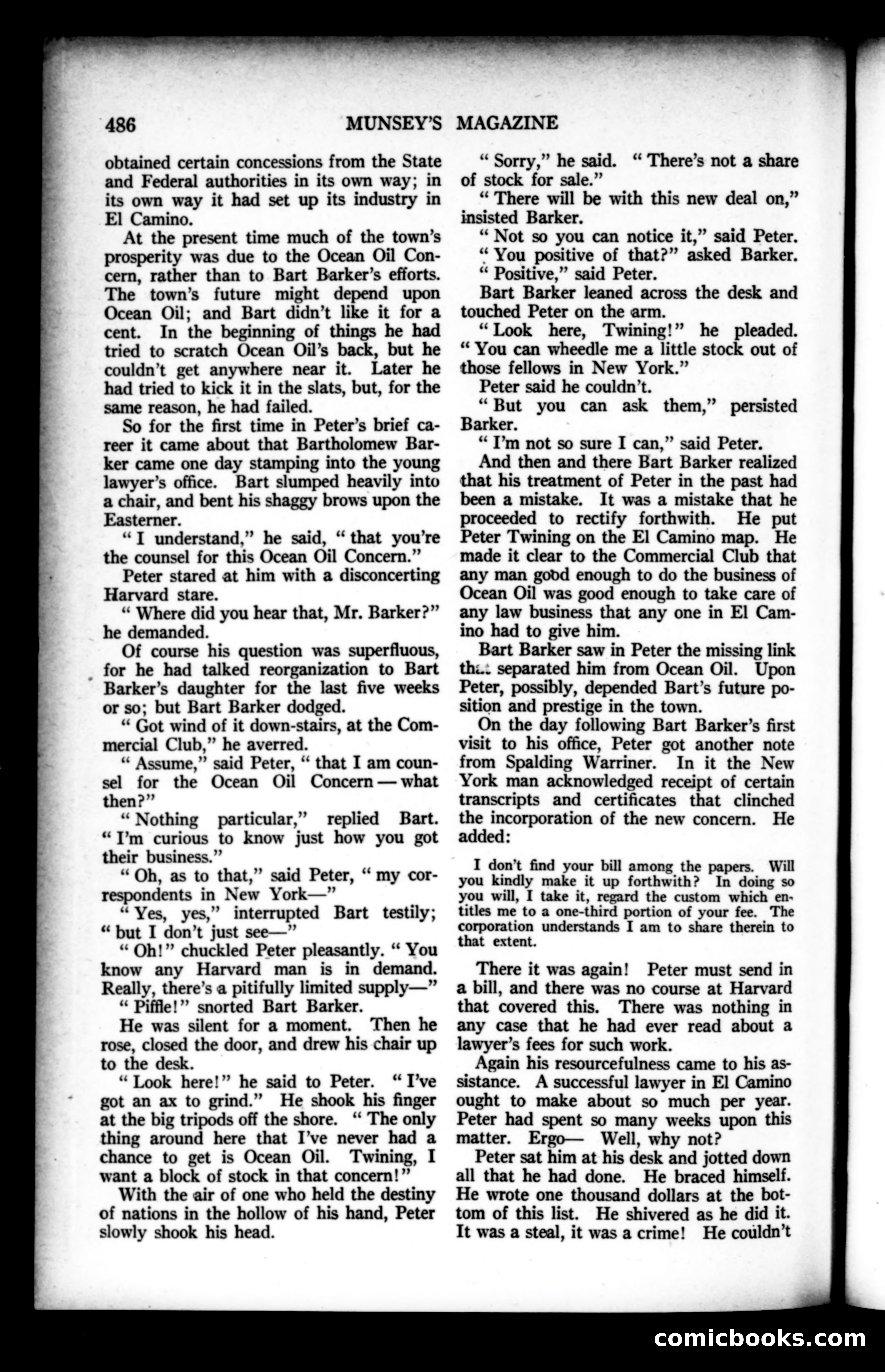 Munsey's Magazine, December 1921 — page 102 of 192