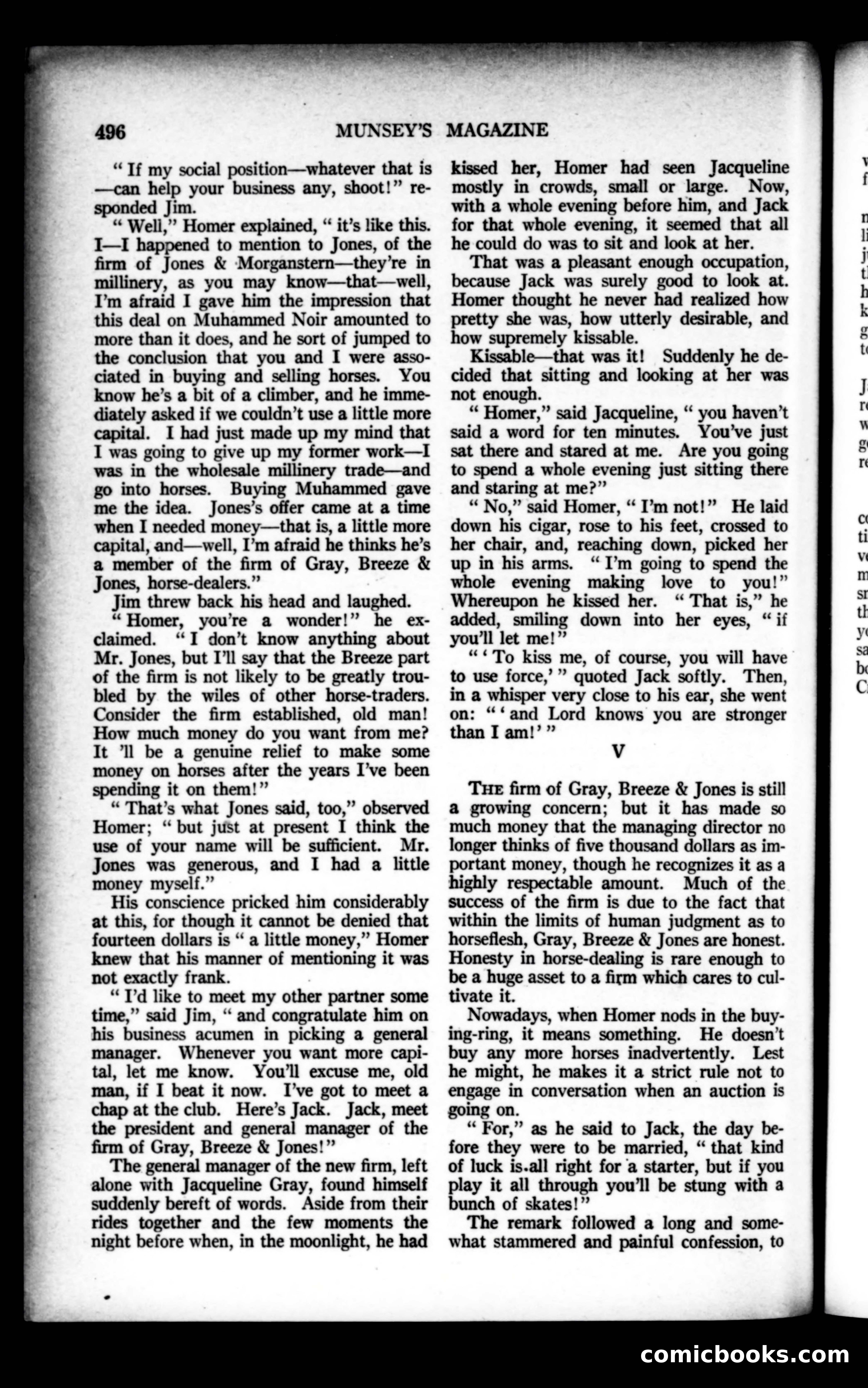 Munsey's Magazine, December 1921 — page 112 of 192