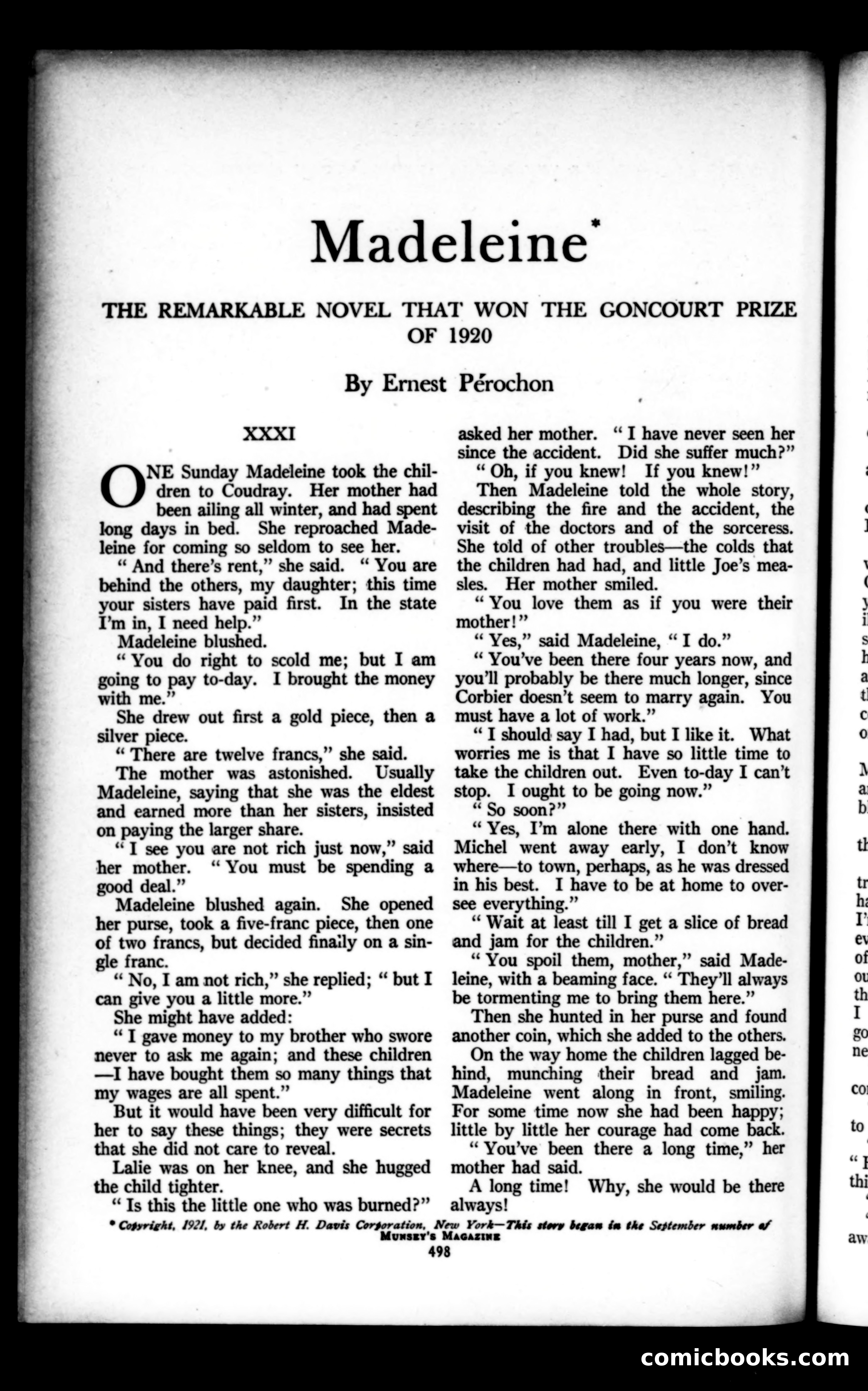 Munsey's Magazine, December 1921 — page 114 of 192
