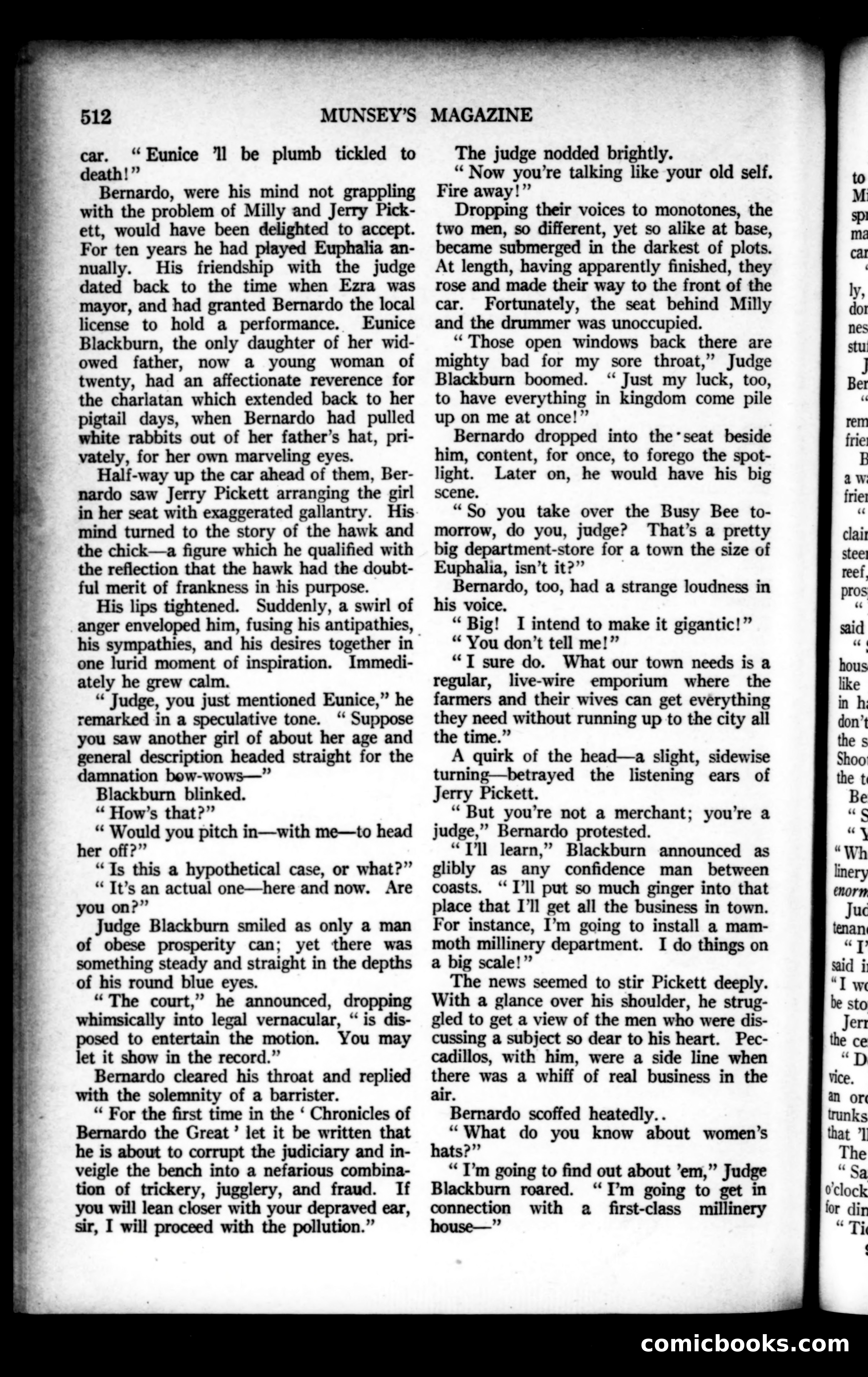 Munsey's Magazine, December 1921 — page 128 of 192