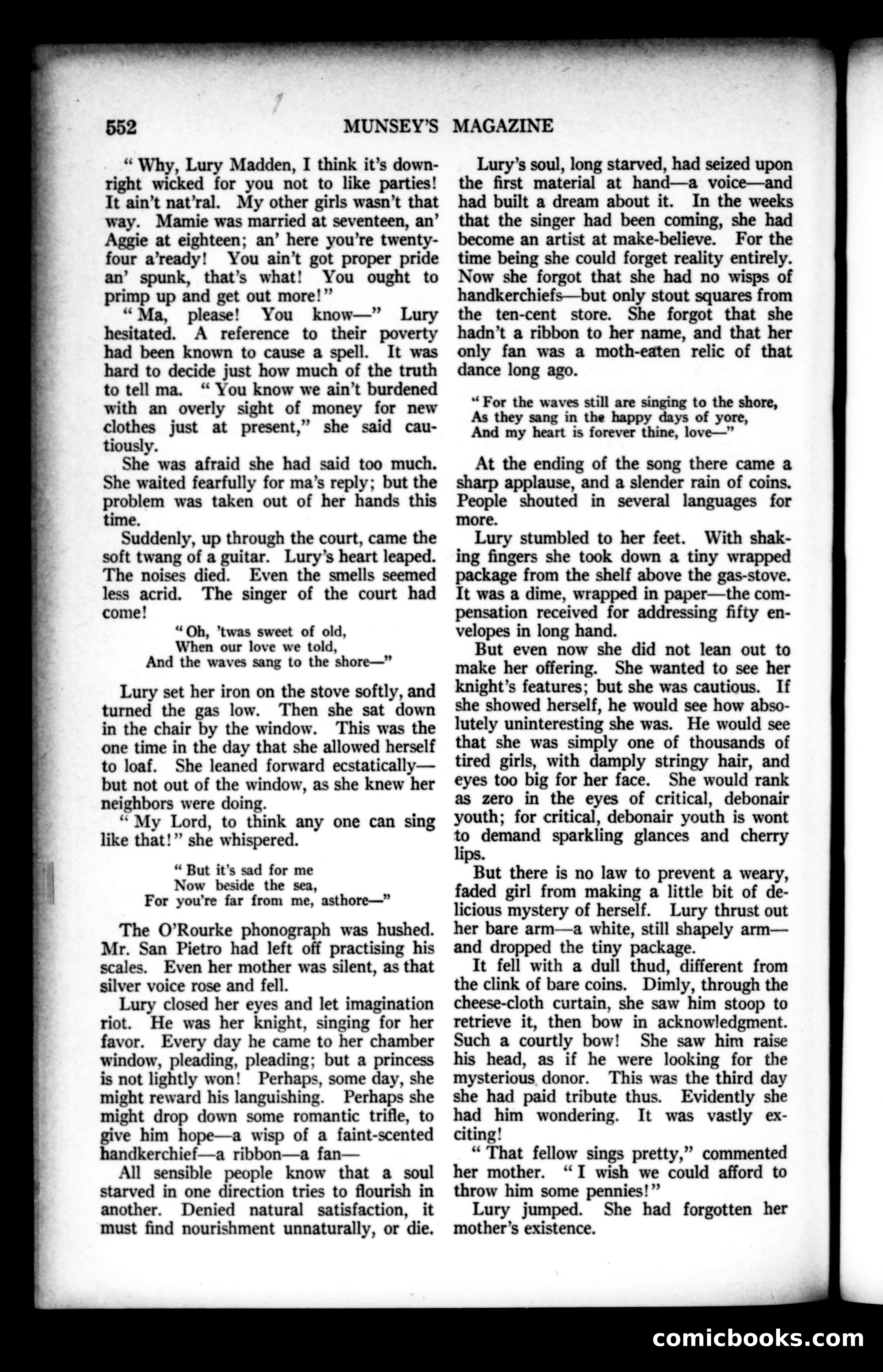 Munsey's Magazine, December 1921 — page 168 of 192