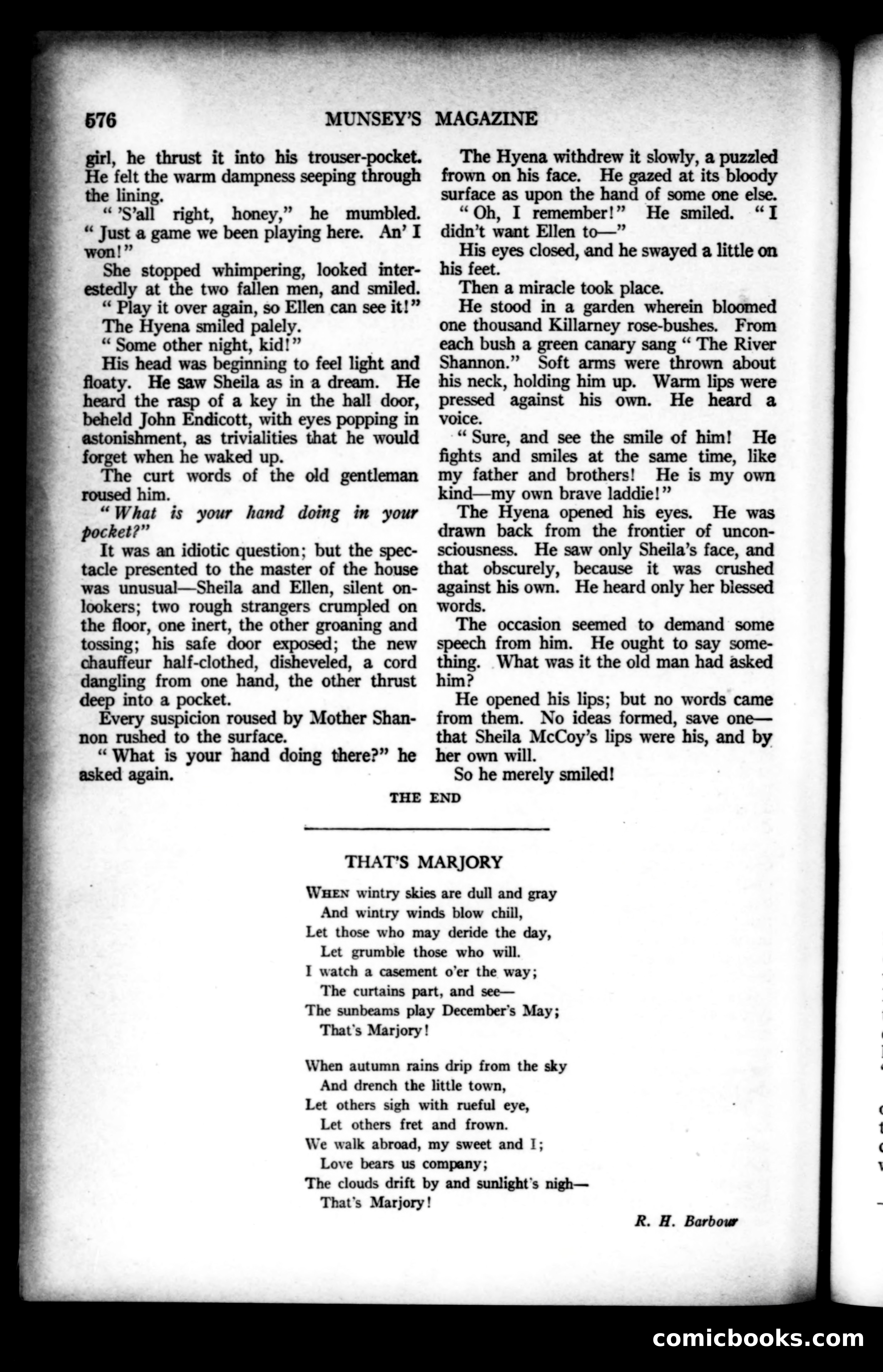 Munsey's Magazine, December 1921 — page 192 of 192