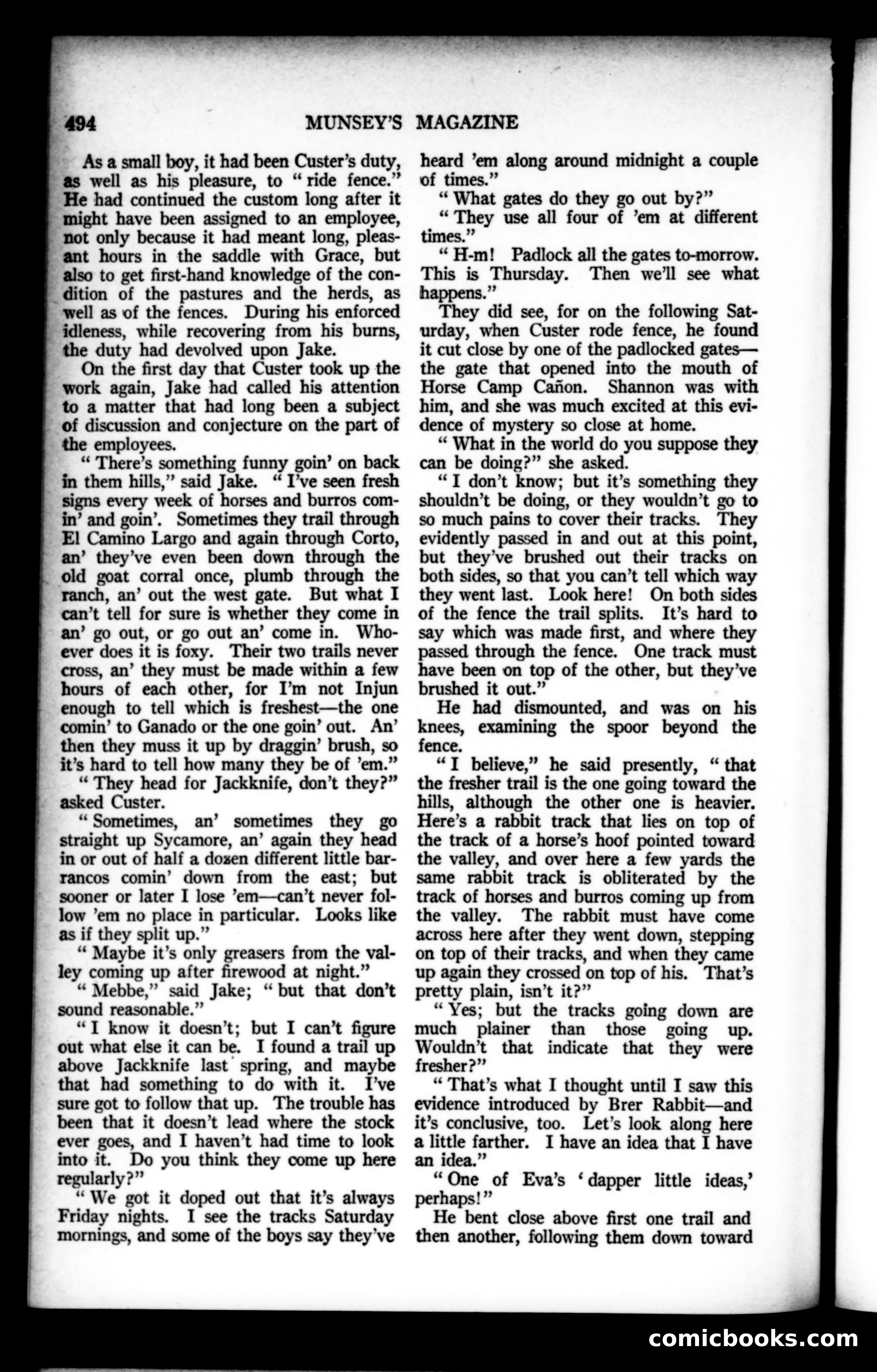 Munsey's Magazine, August 1922 — page 110 of 192