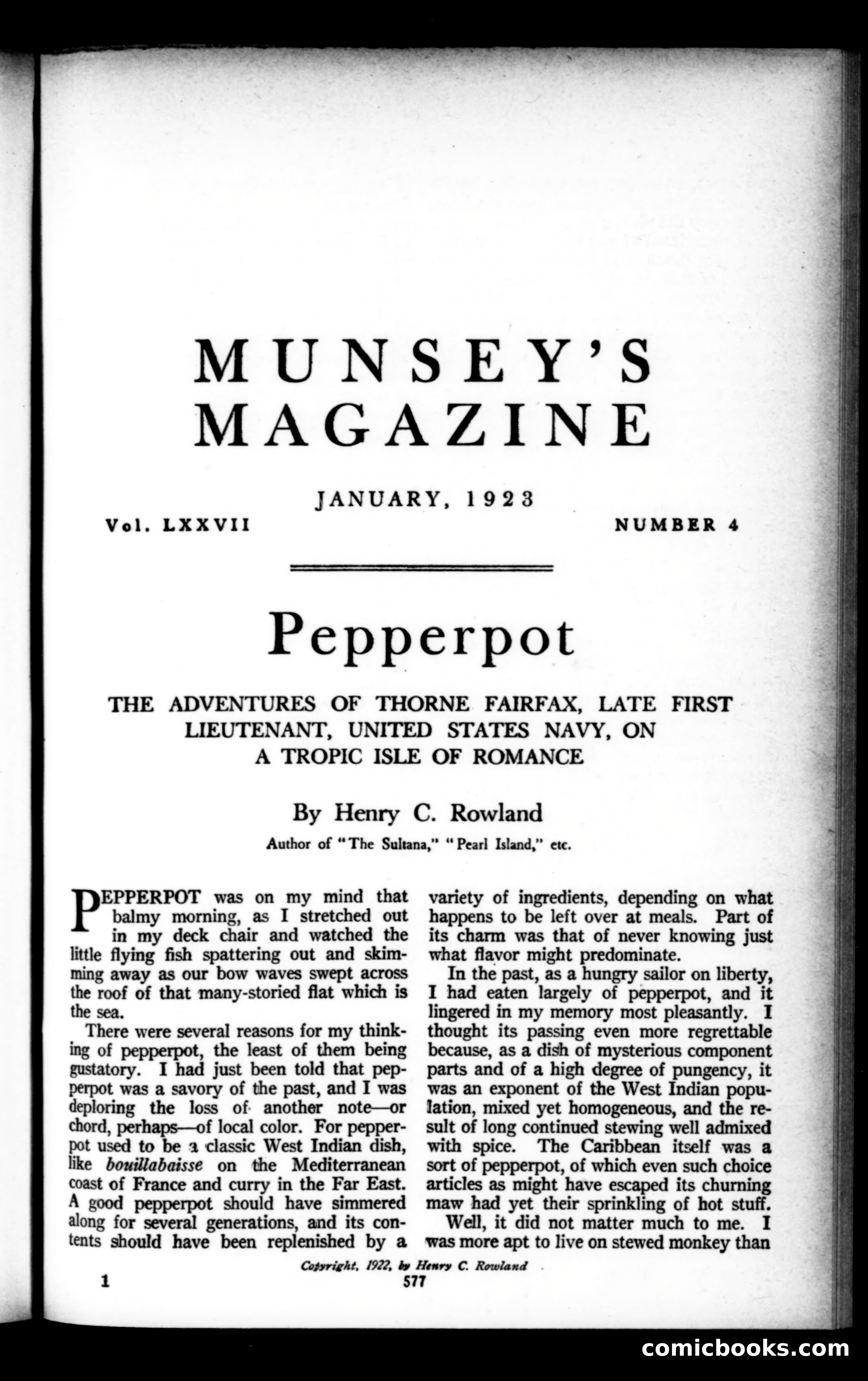 Munsey's Magazine, January 1928 — page 1 of 195