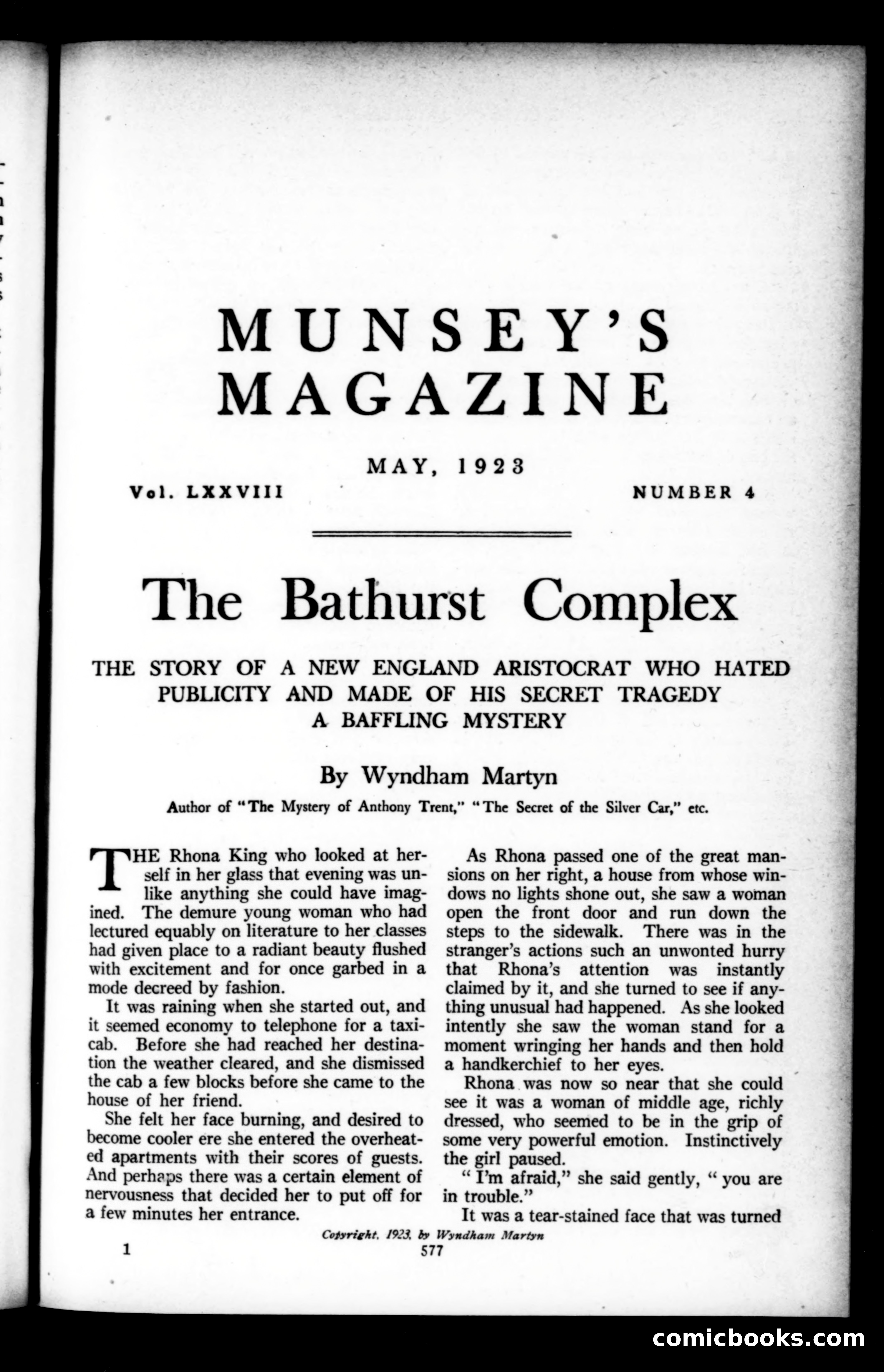 Munsey's Magazine, May 1923 — page 1 of 193