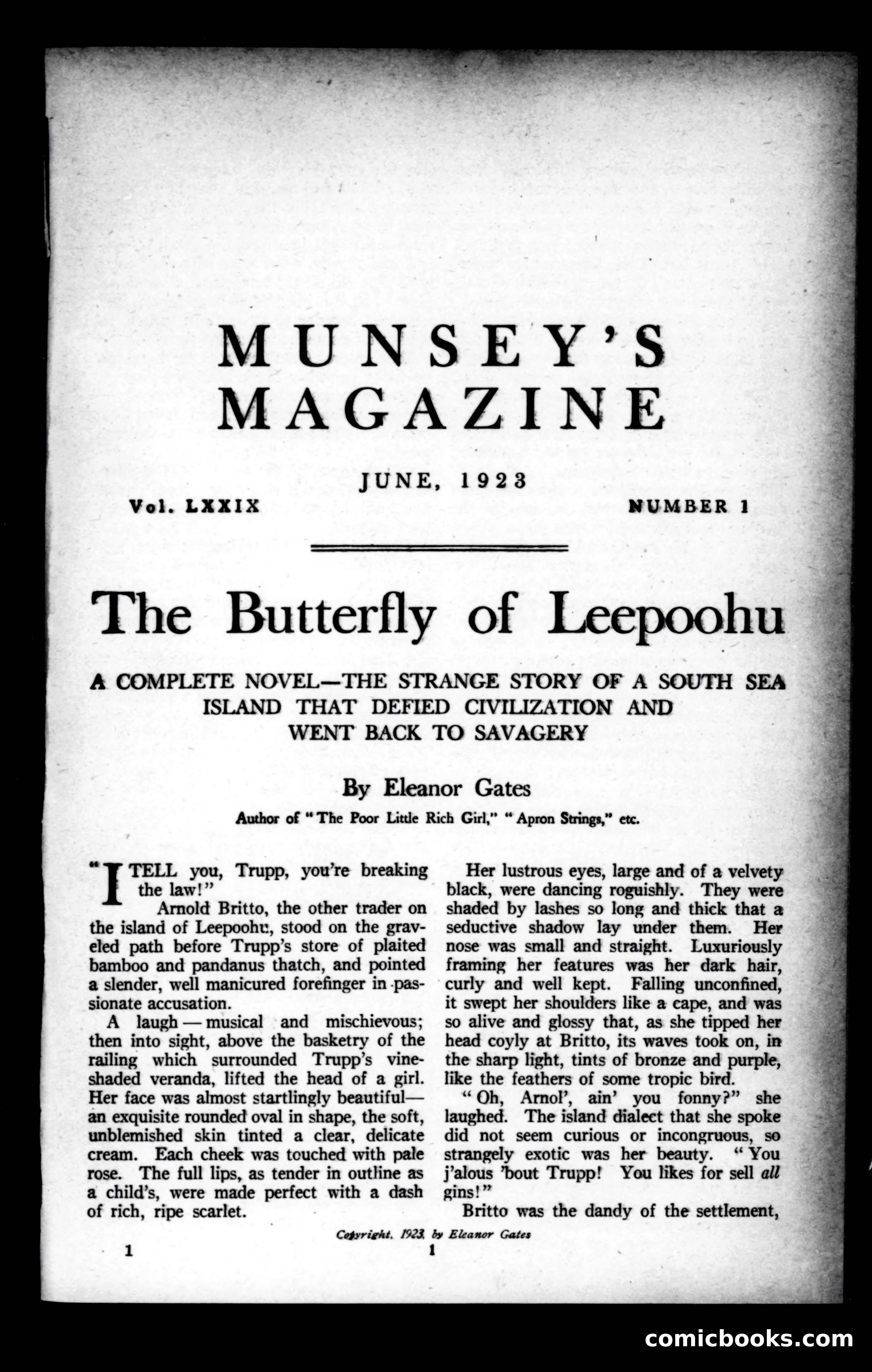 Munsey's Magazine, June 1923 — page 1 of 192