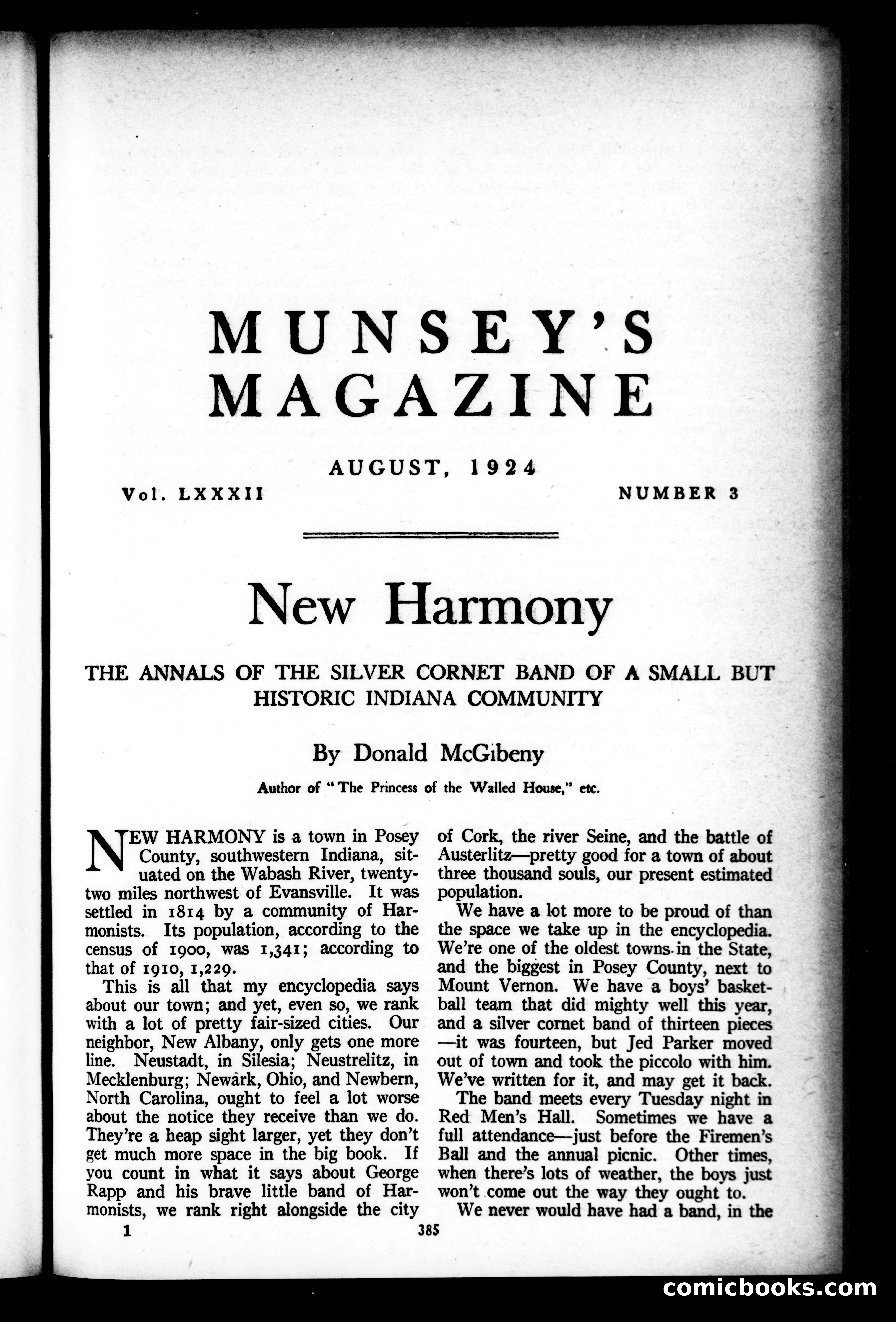 Munsey's Magazine, August 1924 — page 1 of 192