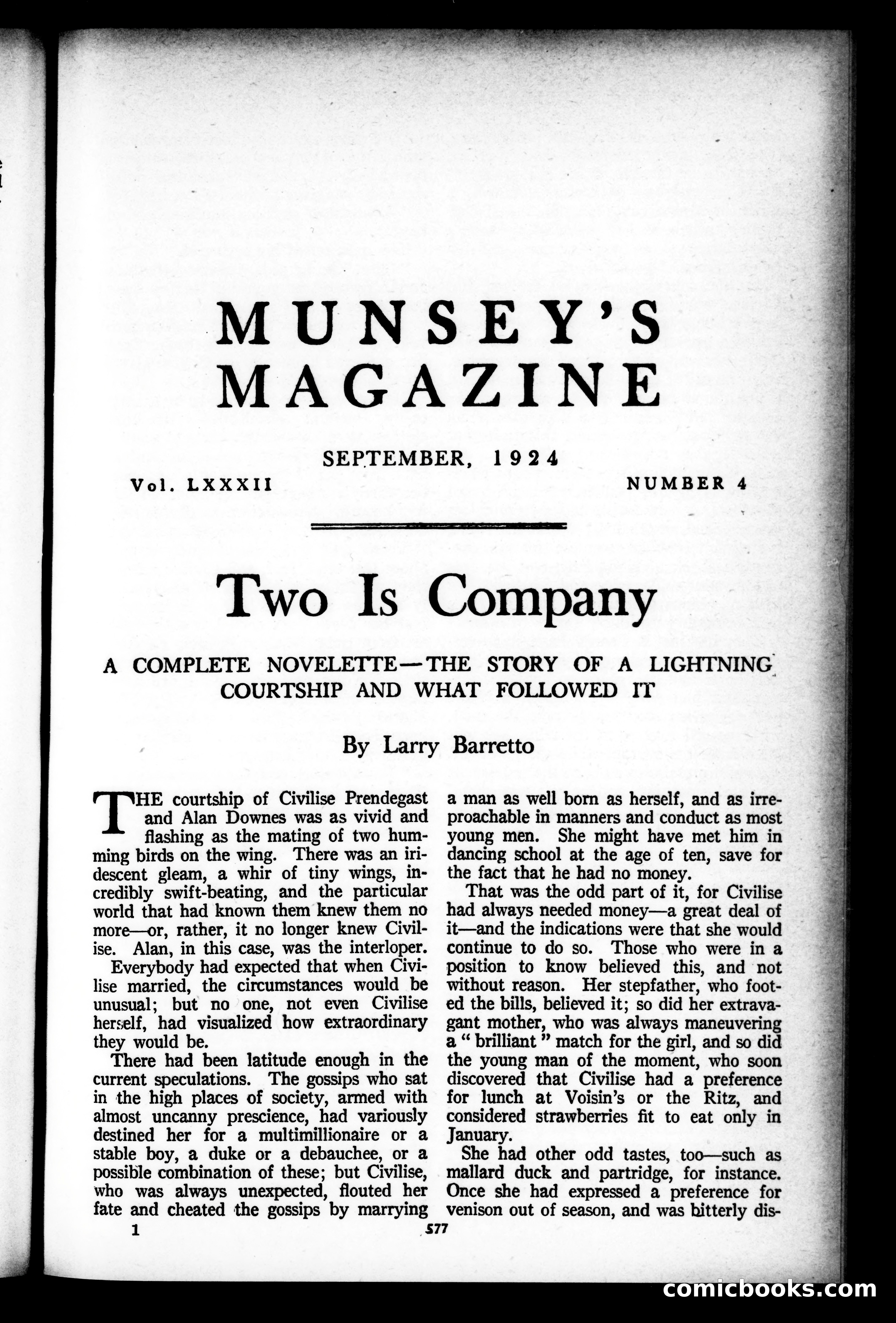 Munsey's Magazine, September 1924 — page 1 of 193