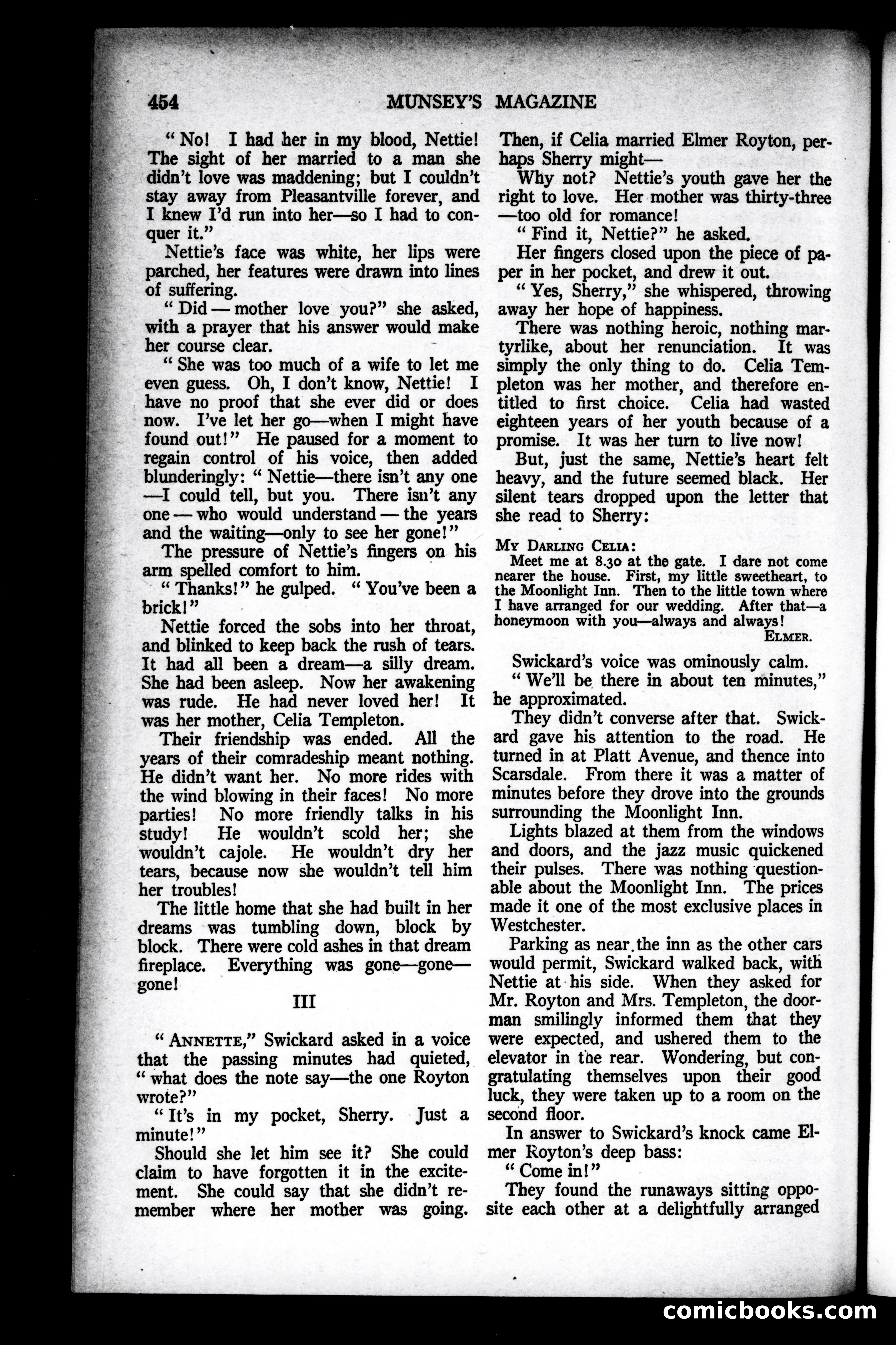 Munsey's Magazine, August 1925 — page 70 of 192