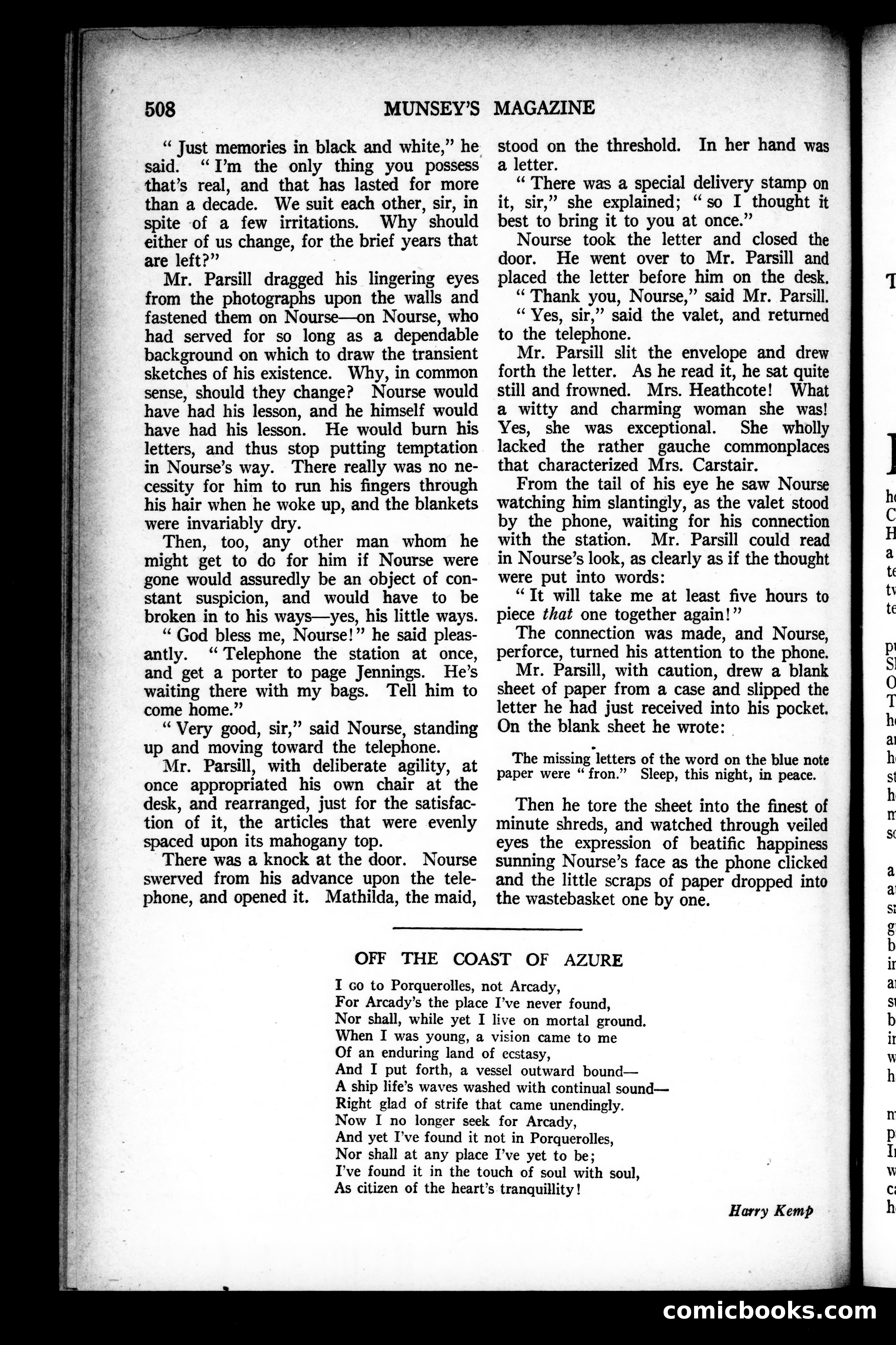 Munsey's Magazine, August 1925 — page 124 of 192