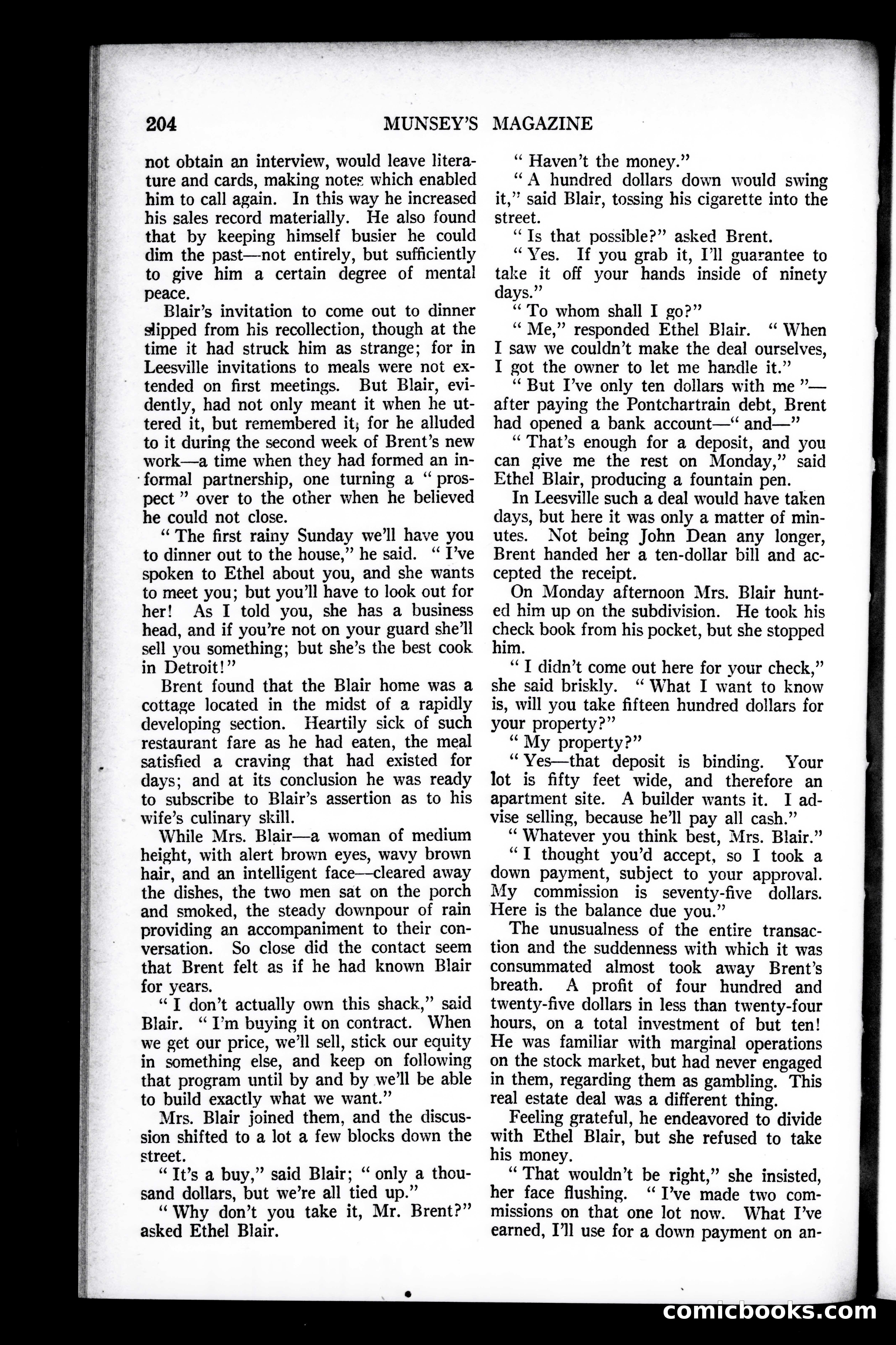 Munsey's Magazine, November 1925 — page 12 of 192