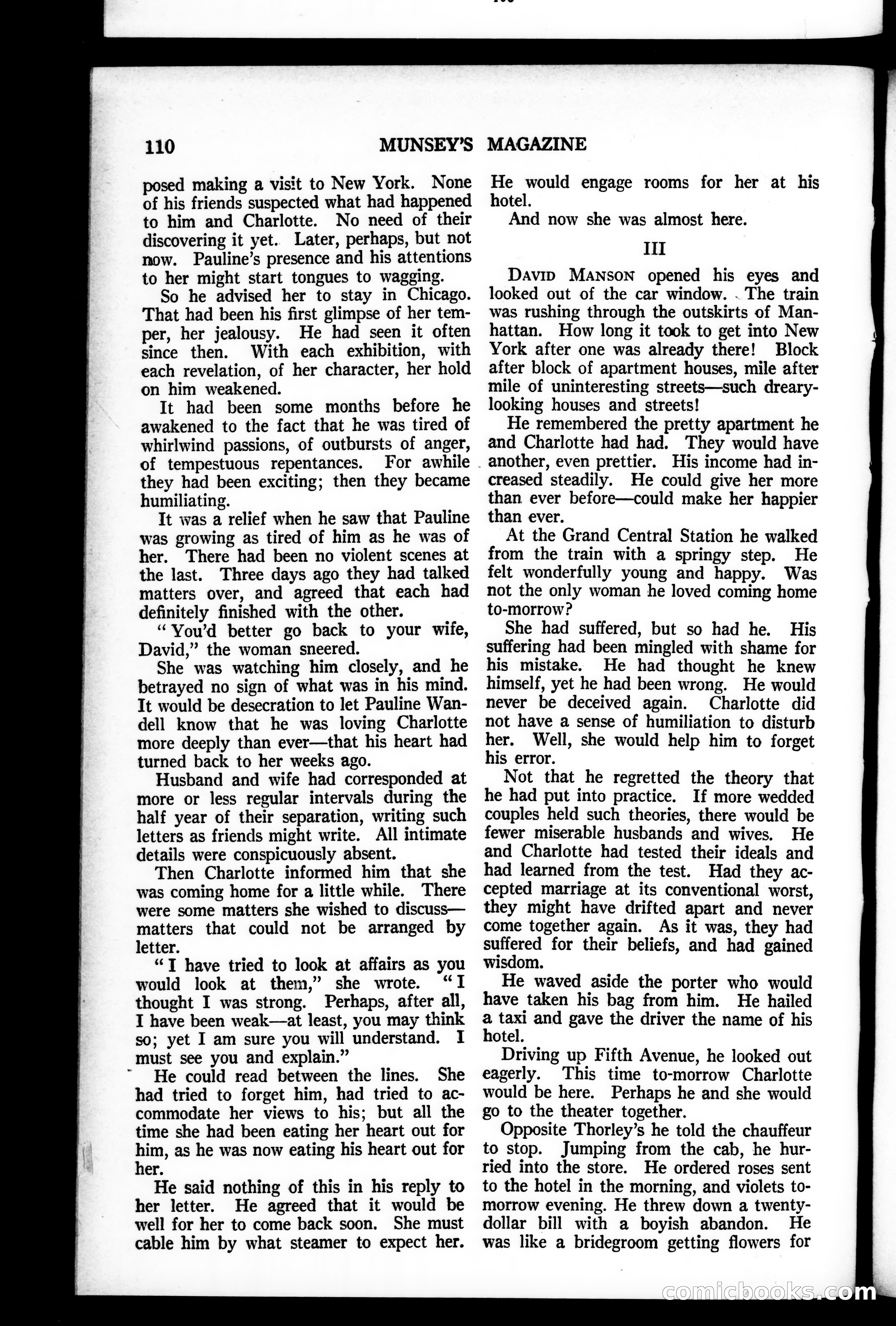 Munsey's Magazine, October 1926 — page 110 of 192