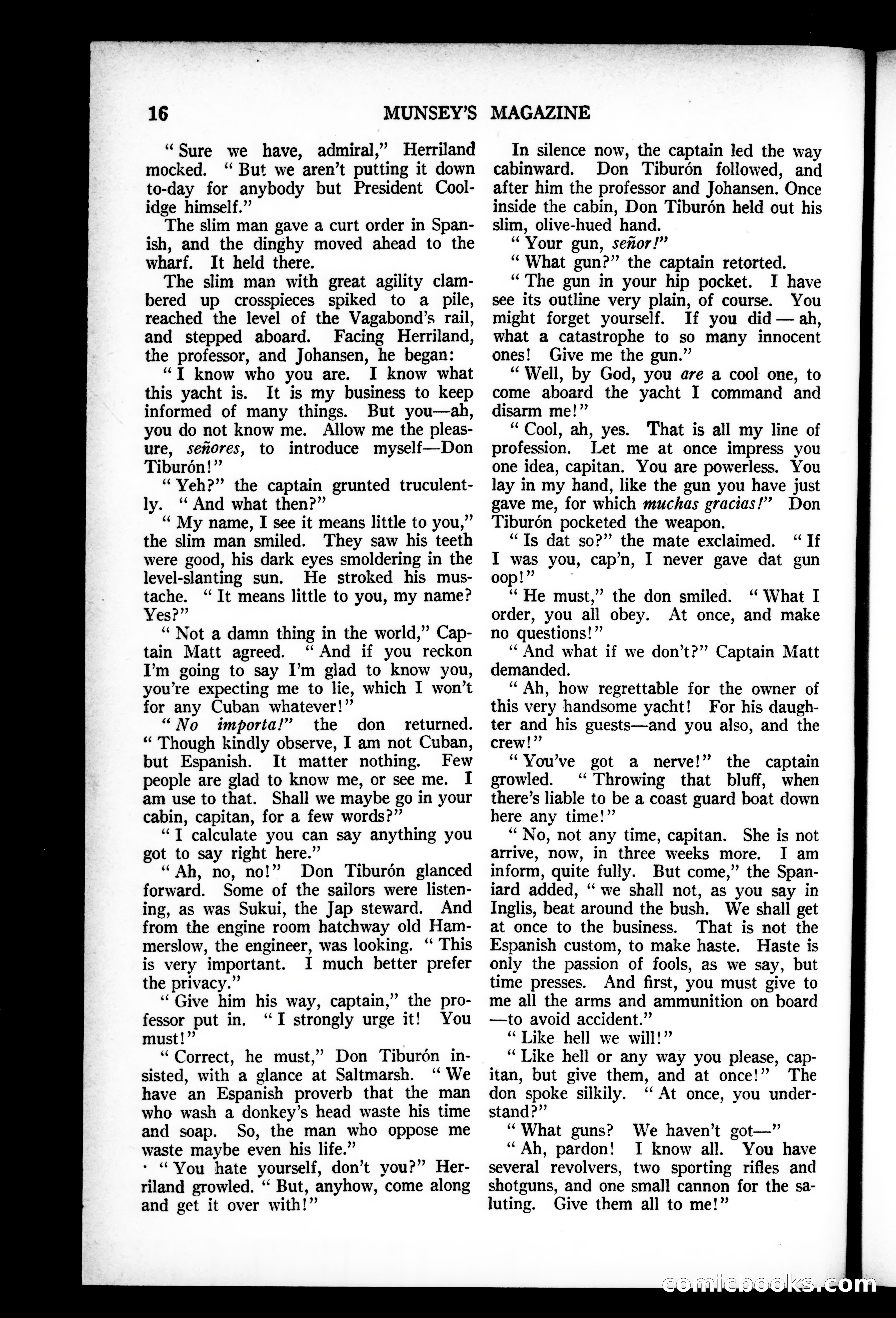 Munsey's Magazine, February 1927 — page 16 of 191
