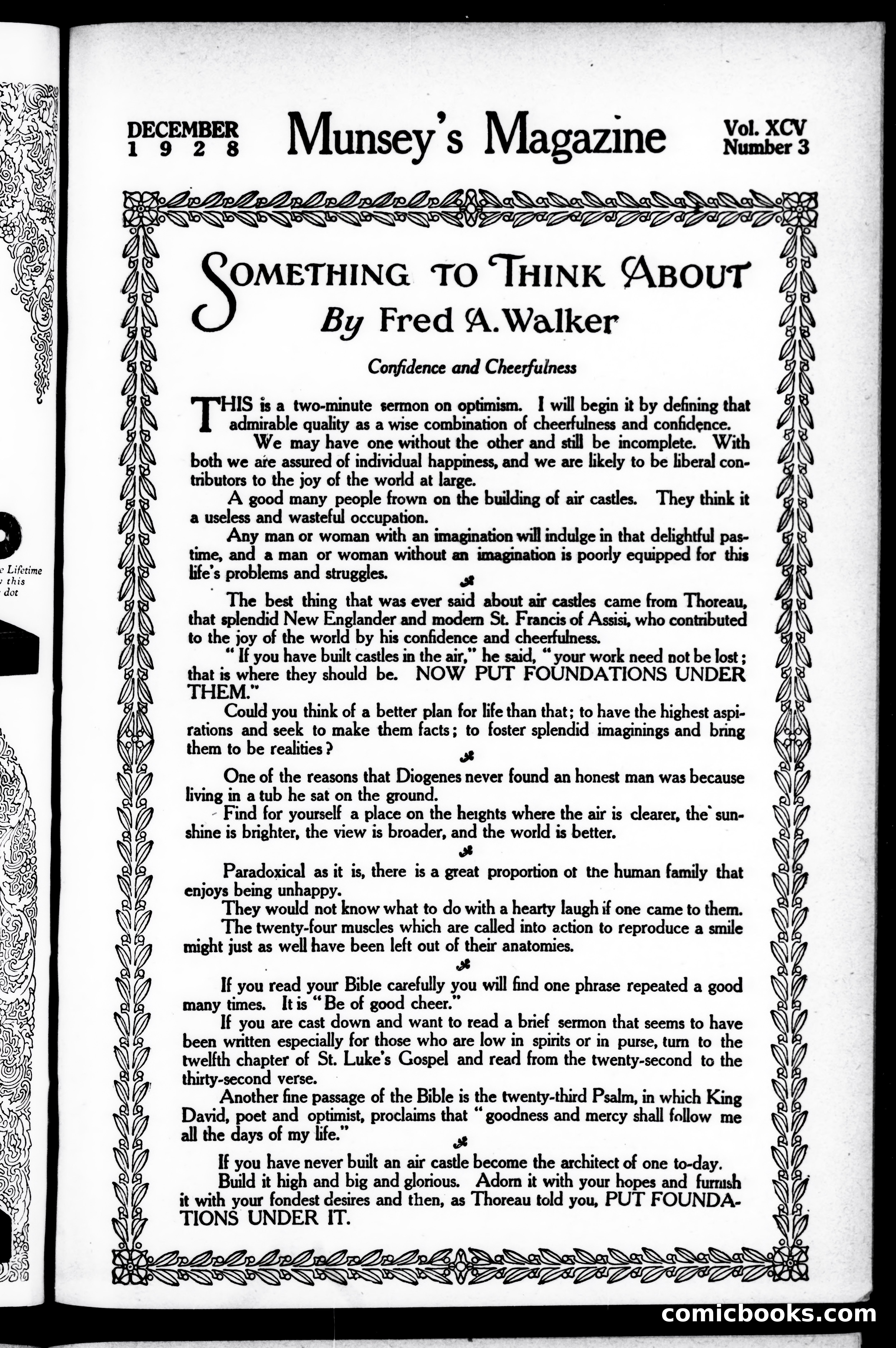 Munsey's Magazine, December 1928 — page 3 of 174