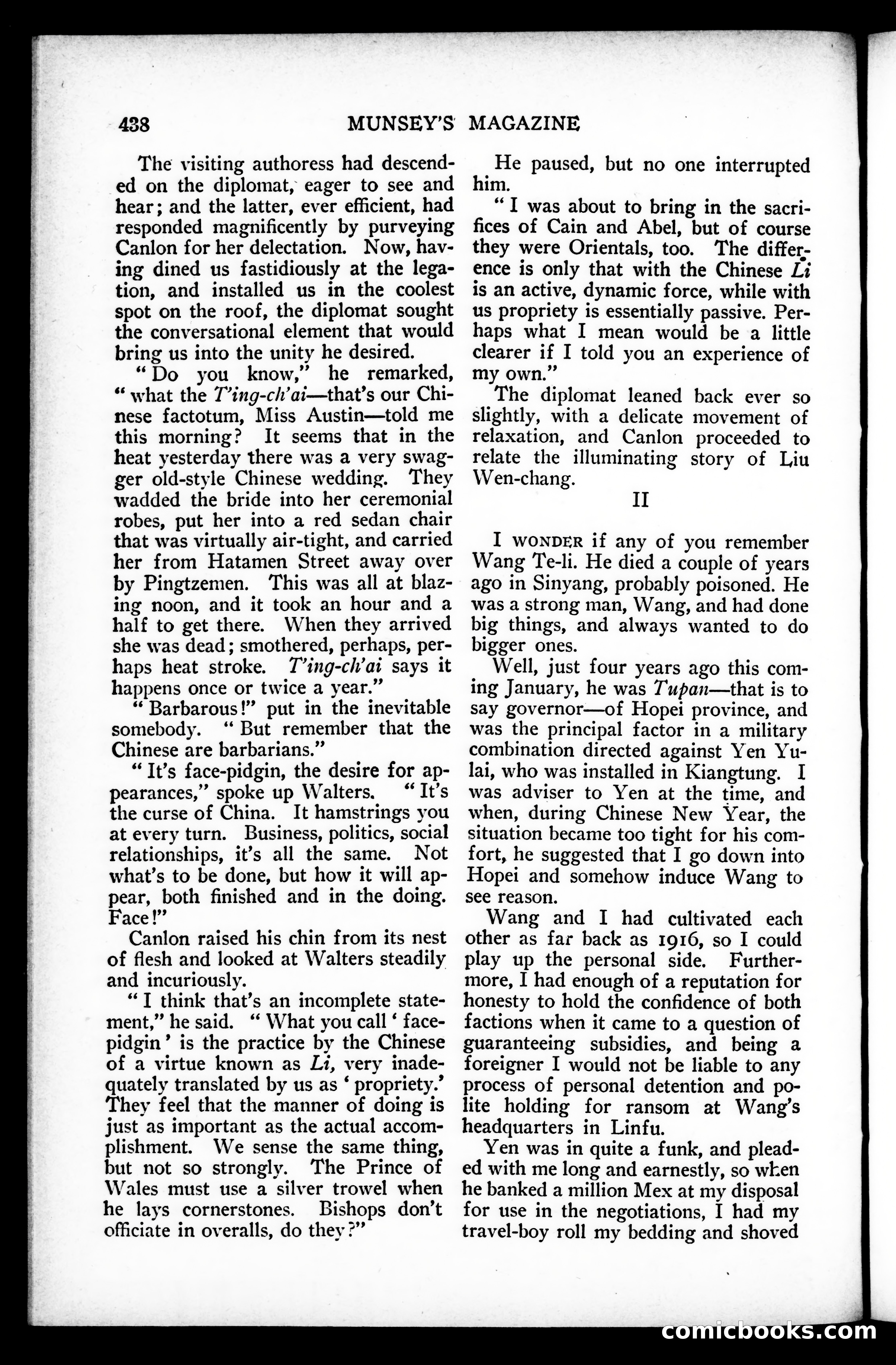 Munsey's Magazine, December 1928 — page 88 of 174