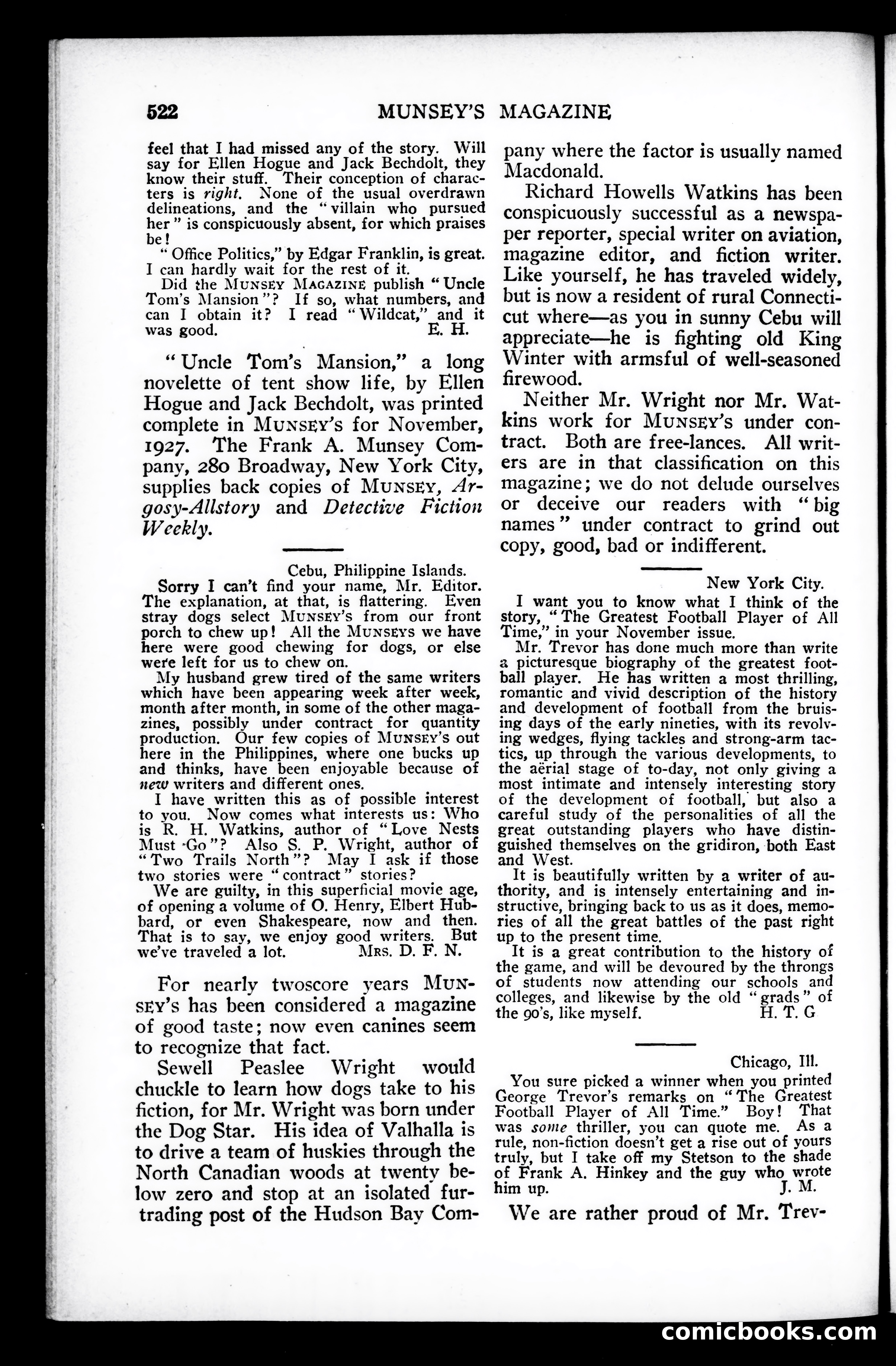 Munsey's Magazine, December 1928 — page 172 of 174