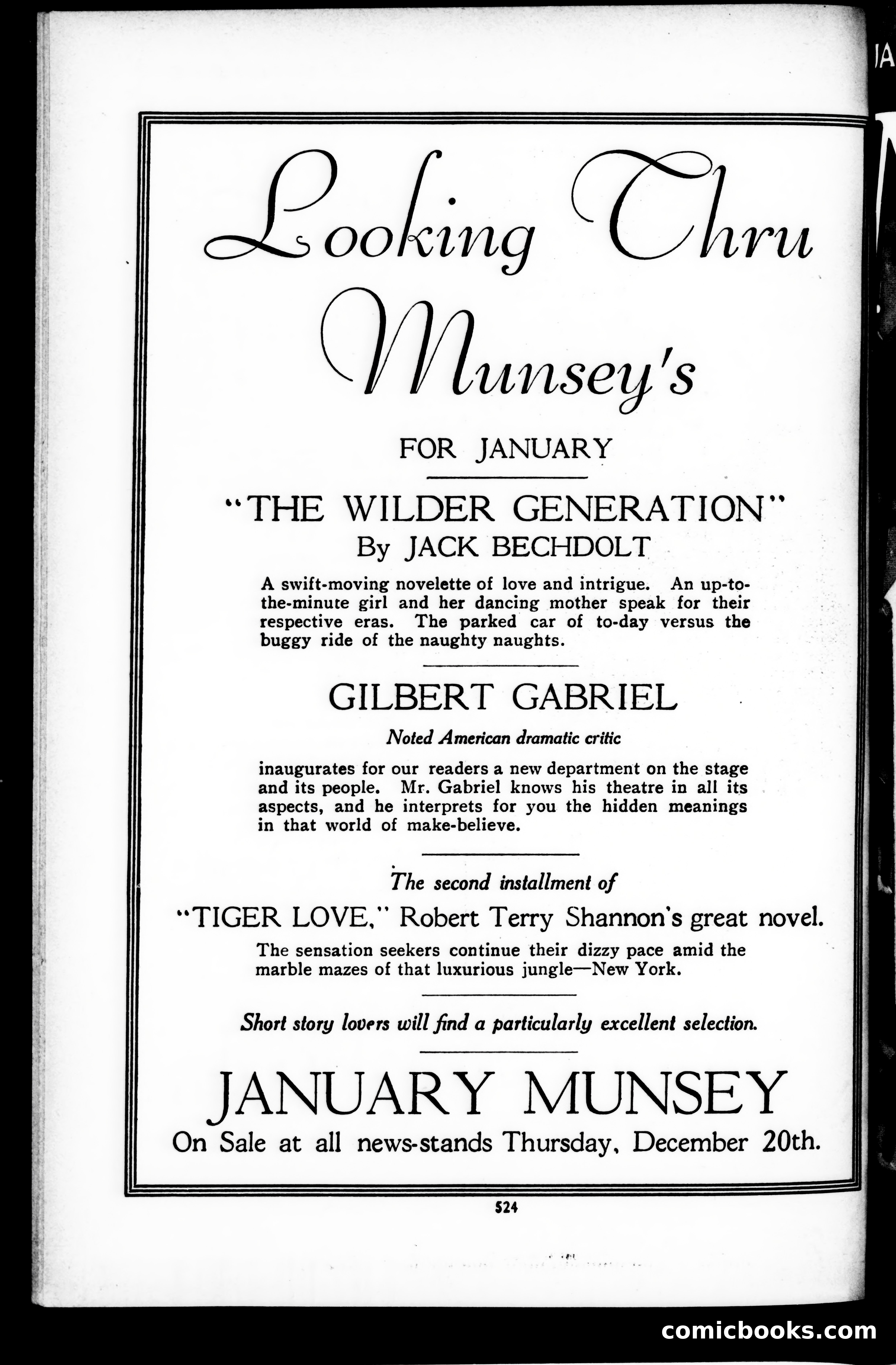 Munsey's Magazine, December 1928 — page 174 of 174