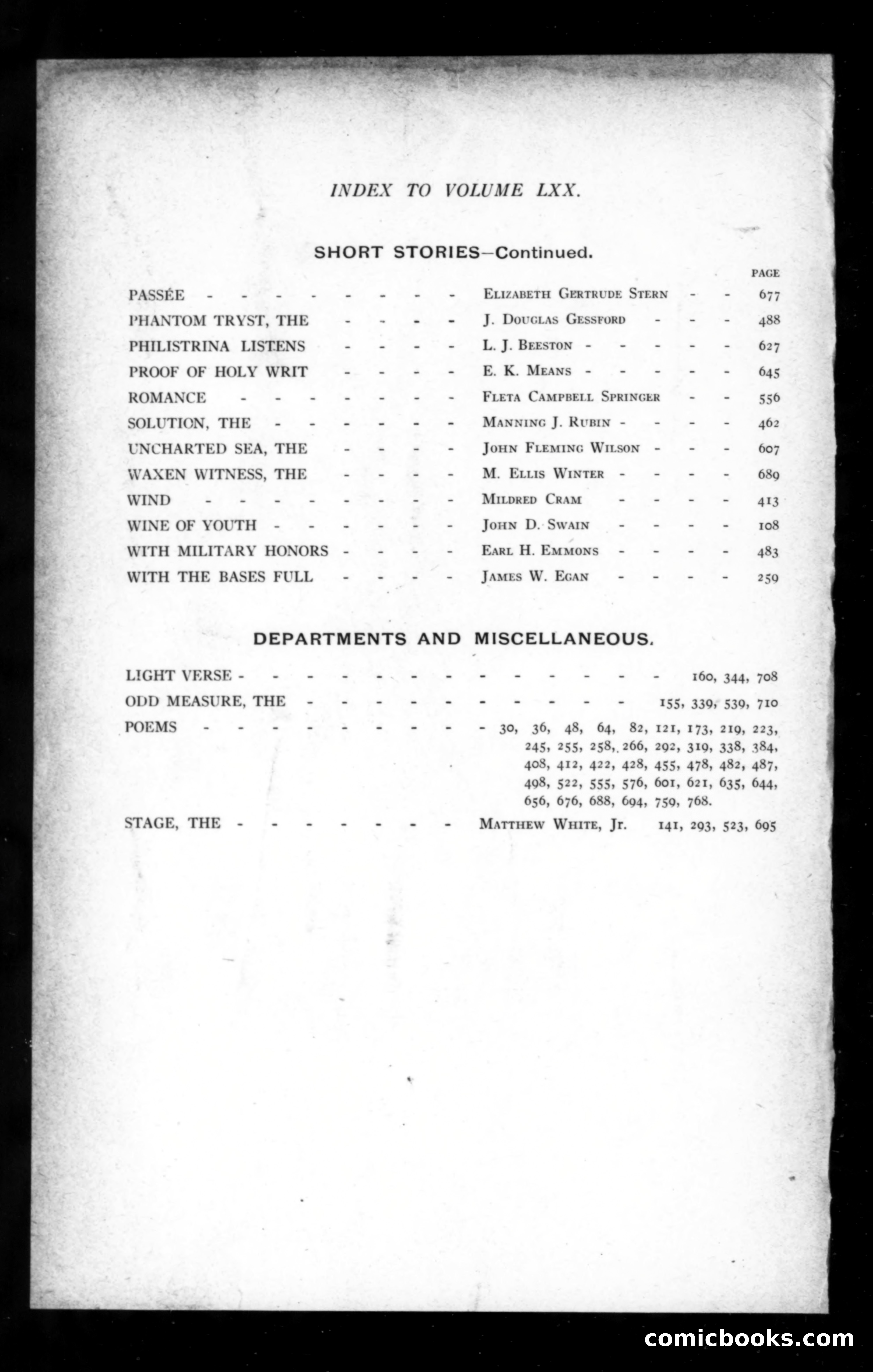 Munsey's Magazine, Volume LXX — page 4 of 5