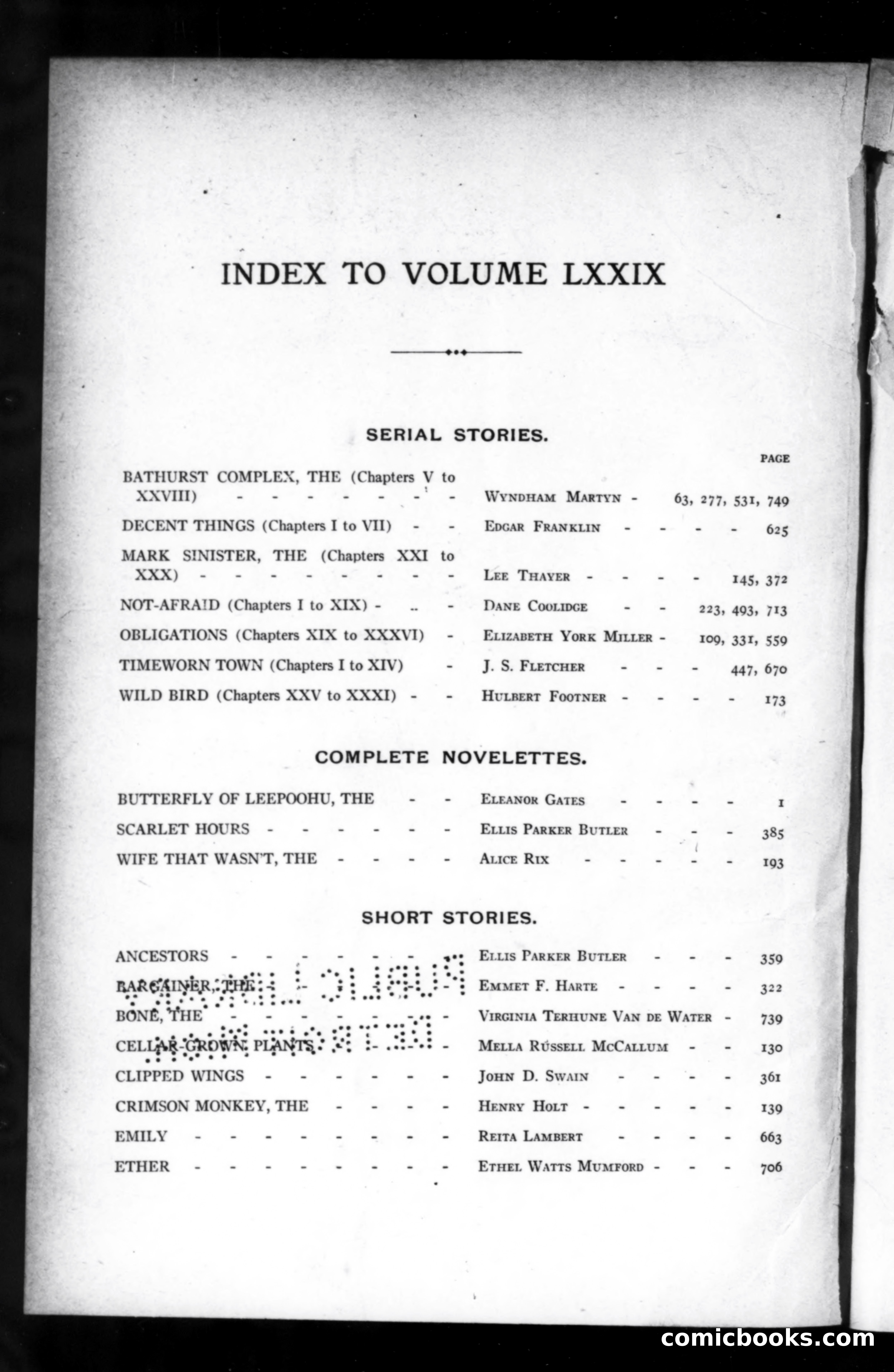 Munsey's Magazine, Volume LXXIX — page 1 of 5