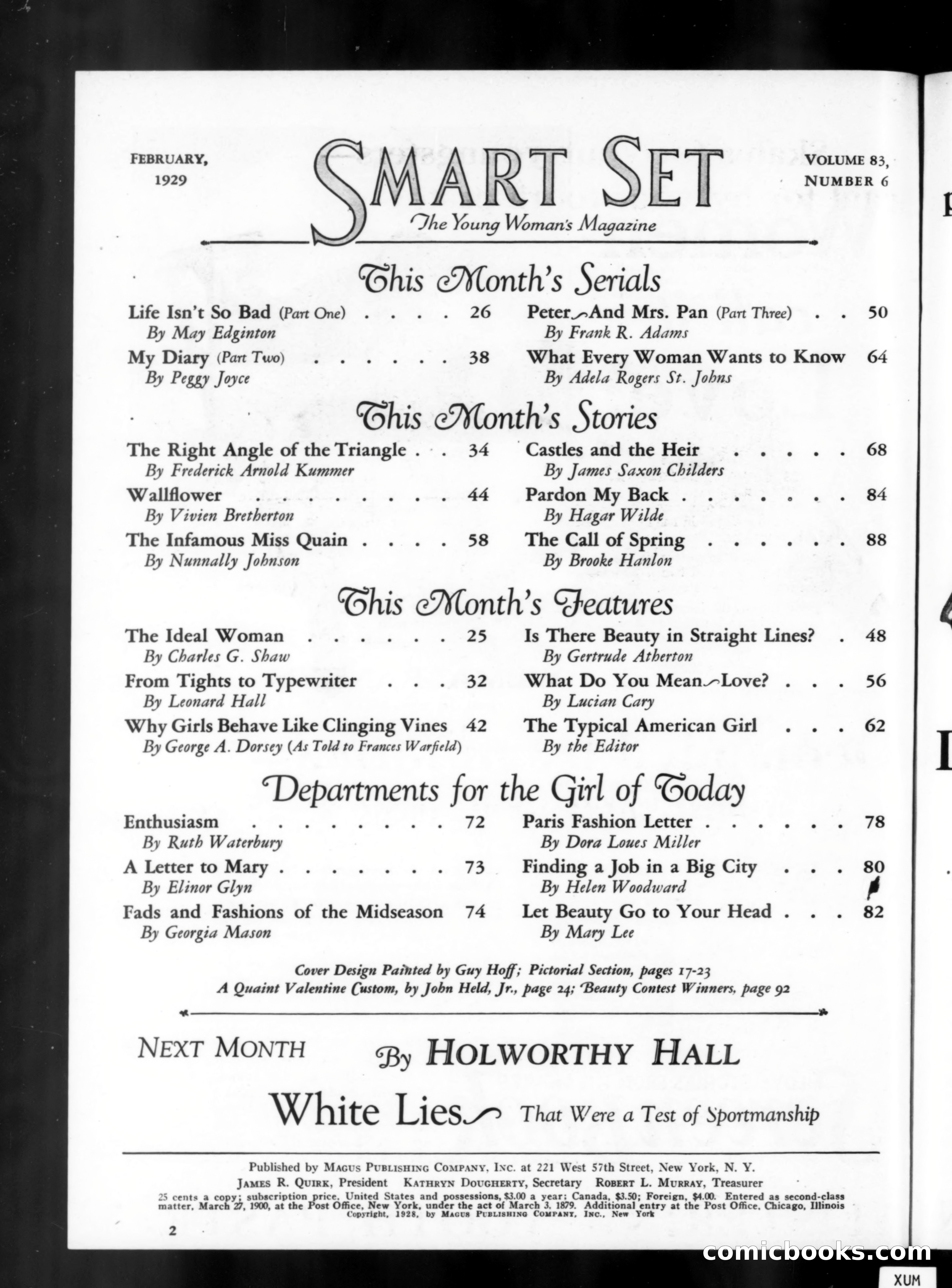 Smart Set, February 1929 — page 6 of 159